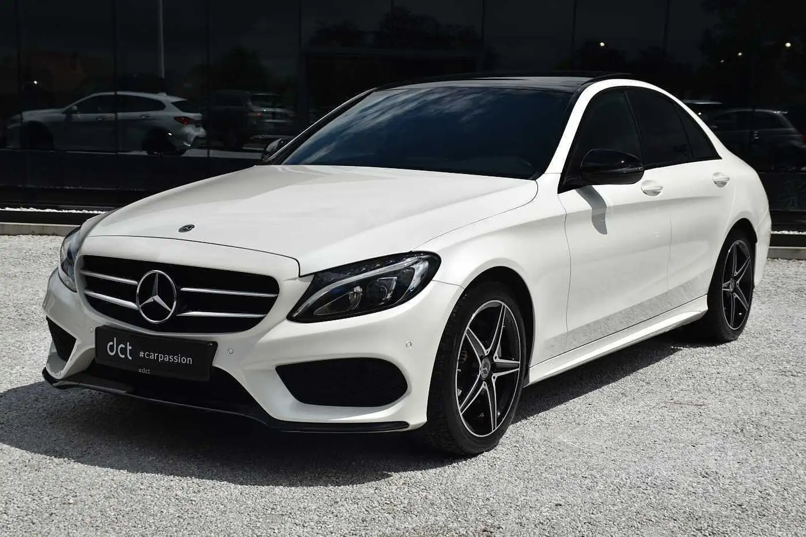 Mercedes-Benz C 200 AMG Line PANO LED NIGHT Blanc - 1