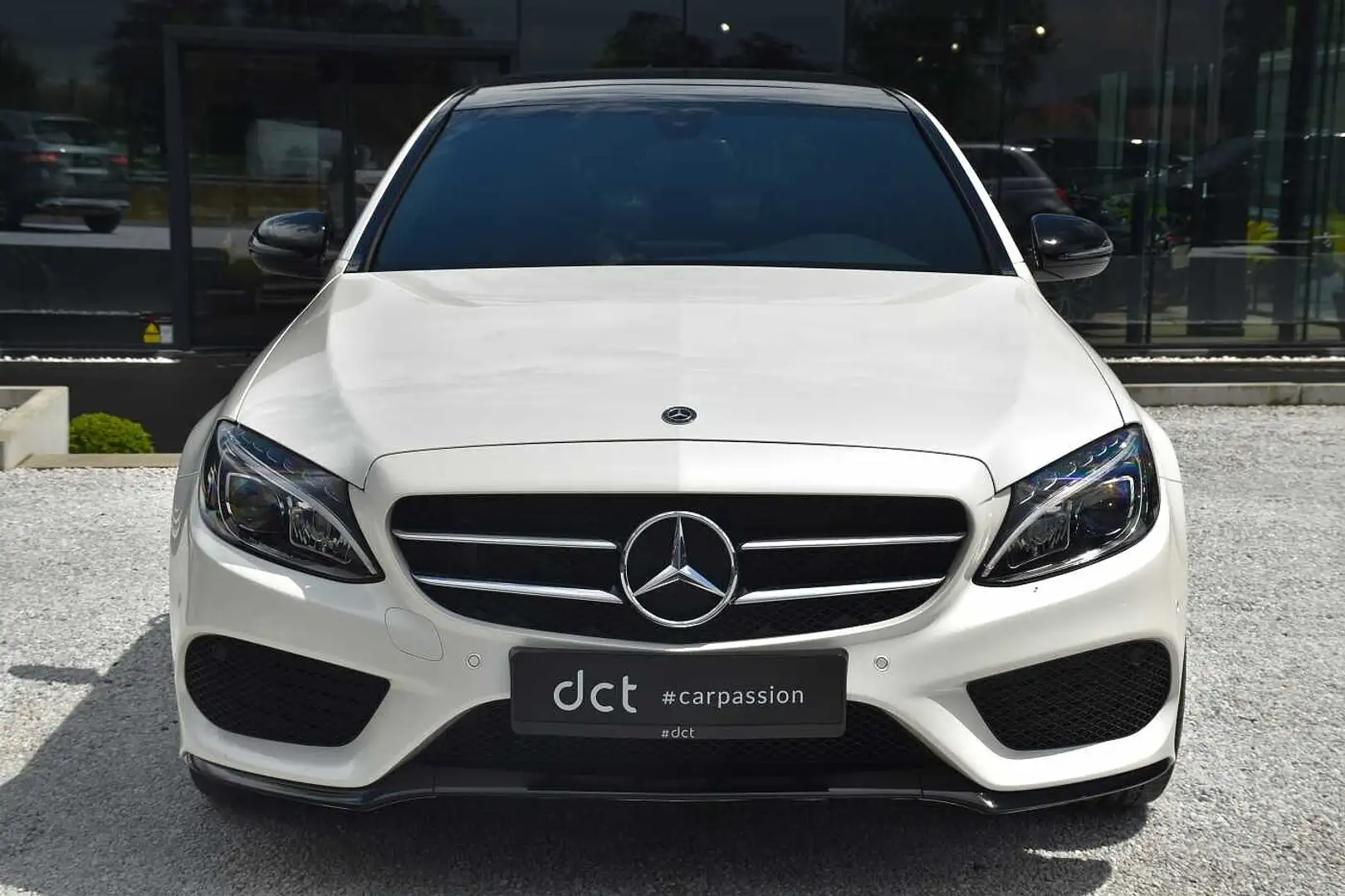 Mercedes-Benz C 200 AMG Line PANO LED NIGHT Blanc - 2