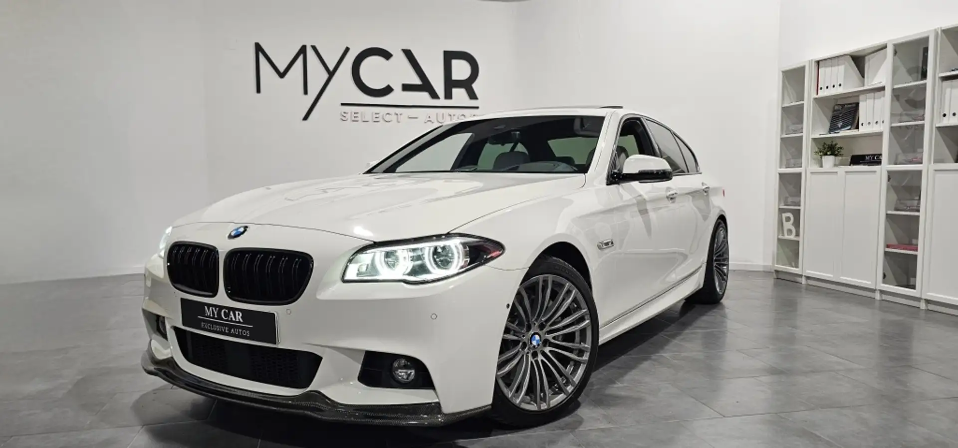 BMW 520 Berlina Automático de Puertas Blanco - 1