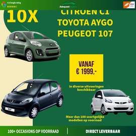 1.0-12V 10x Toyota aygo|Citroen C1|Peugeot 107