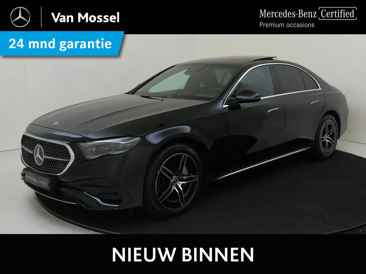 Mercedes-Benz E 300 e AMG Line / Pano / Burmester / Memory / Superscre Zwart - 1