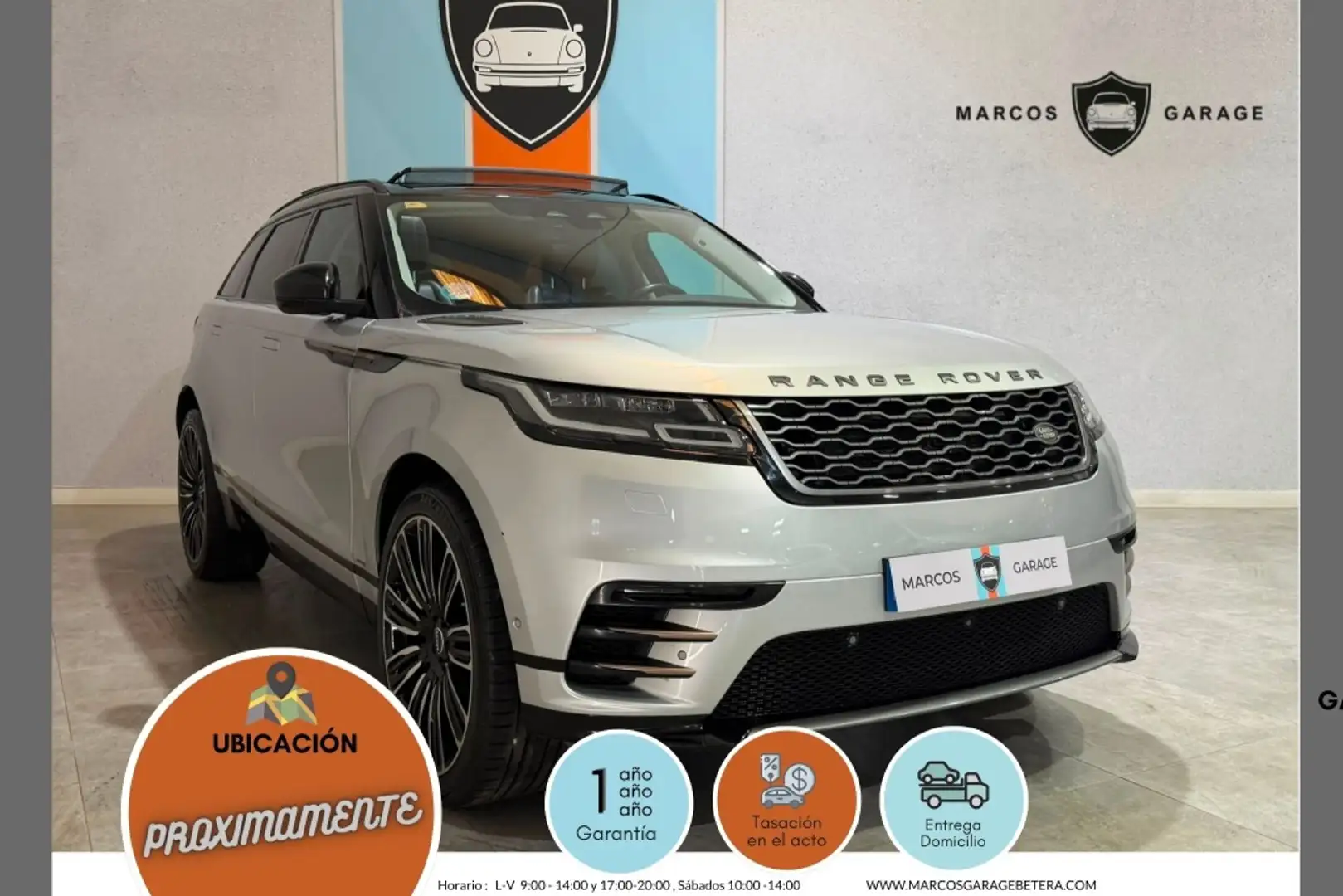 Land Rover Range Rover Velar 2.0D I4 MHEV Standard 4WD Aut. 204 Gris - 1