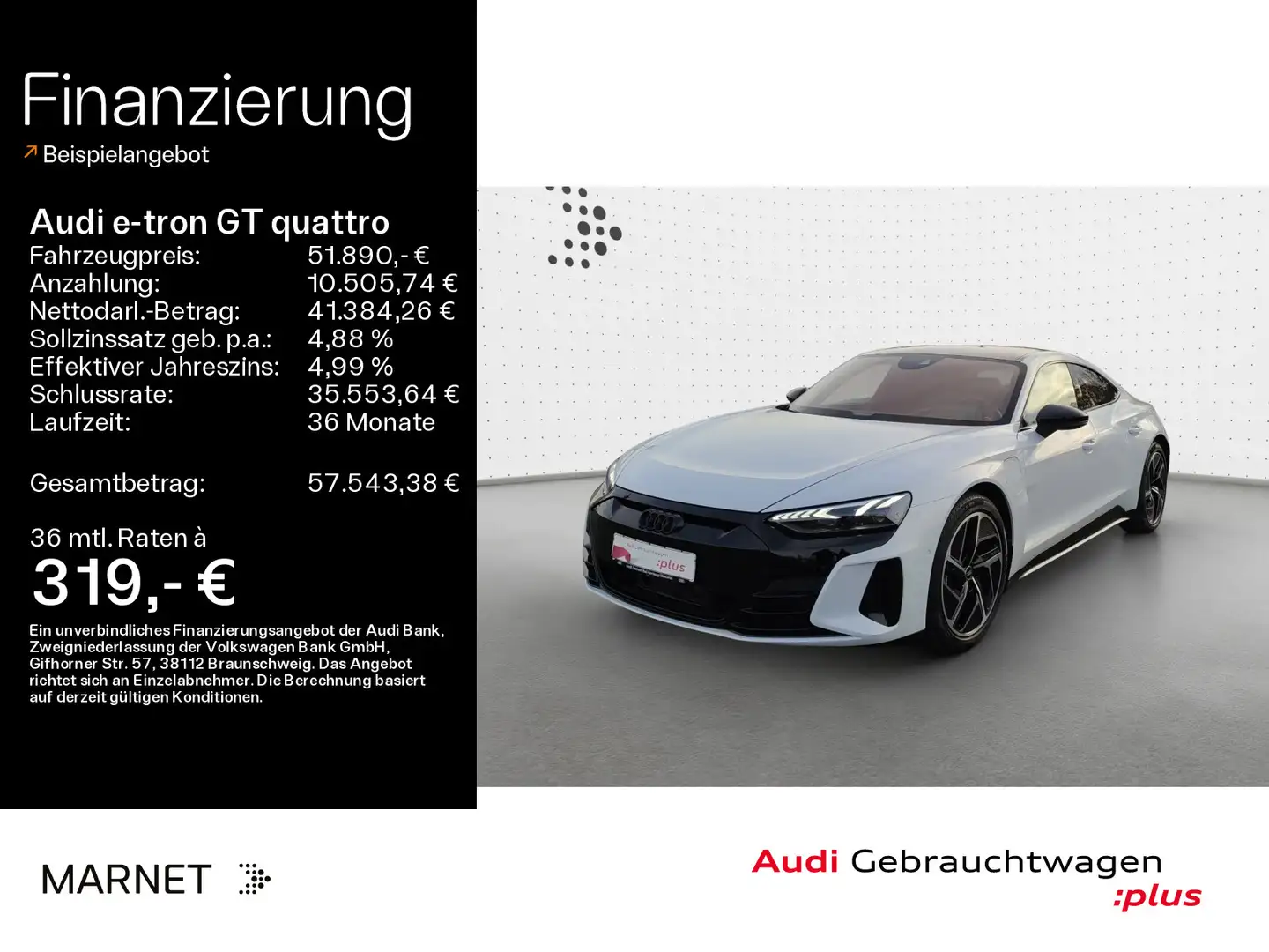 Audi e-tron GT *HeadUp*Optikpaket*Matrix*TopVi Grau - 1