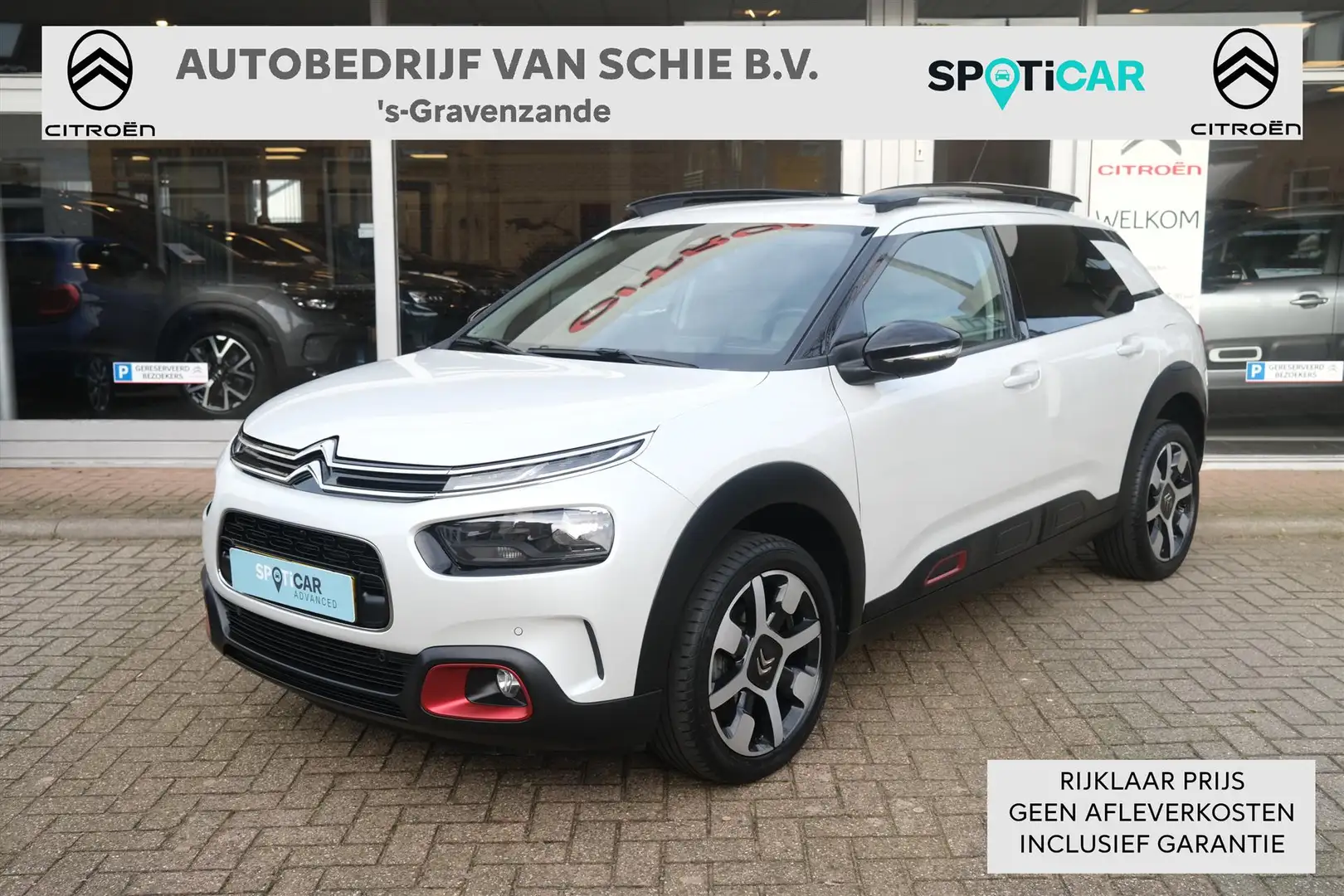 Citroen C4 Cactus PT 130 Automaat Shine Navi | Leer | Camera Blanc - 1