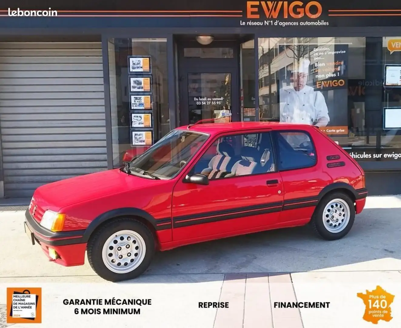 Peugeot 205 GTI 1.6 115CH Rouge - 1