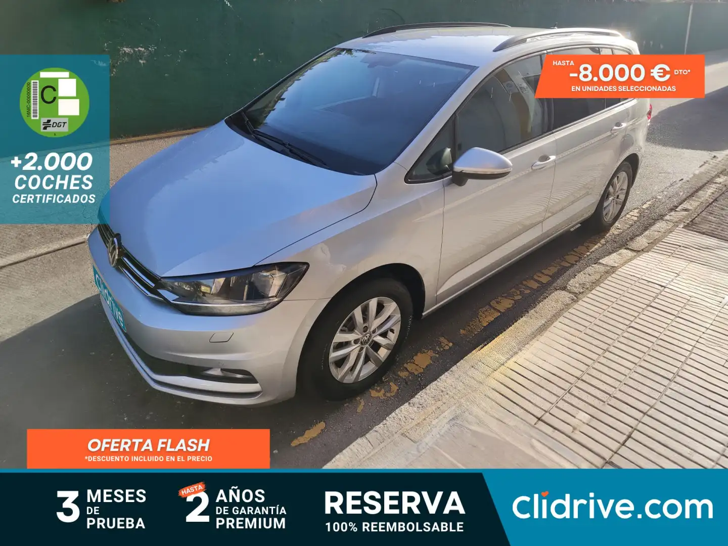 Volkswagen Touran 1.6TDI CR BMT Advance DSG7 85kW Gris - 1