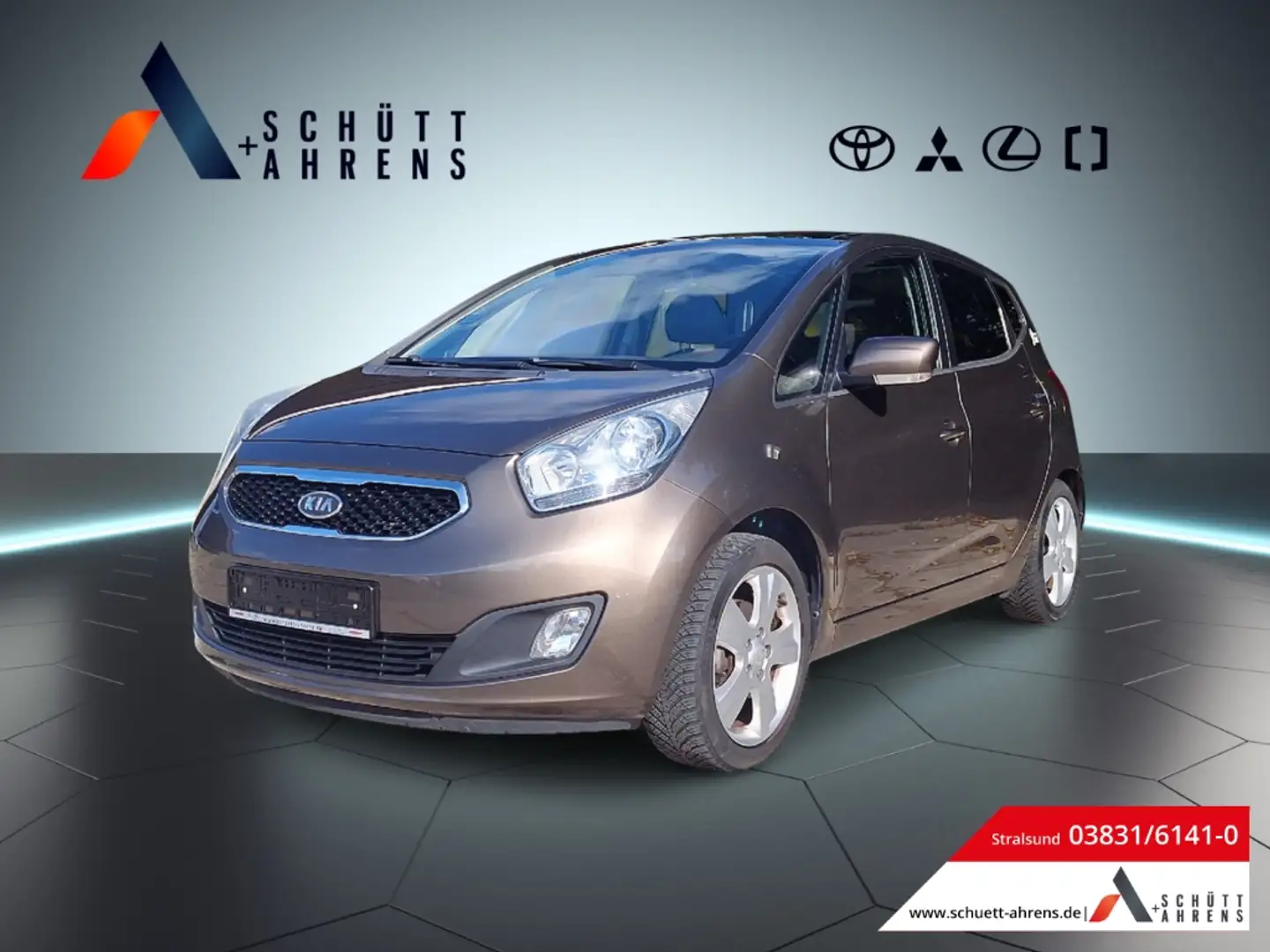 Kia Venga Spirit 1.6 CVVT Klima, LM, ISOFIX,Freisprecheinric Brun - 1