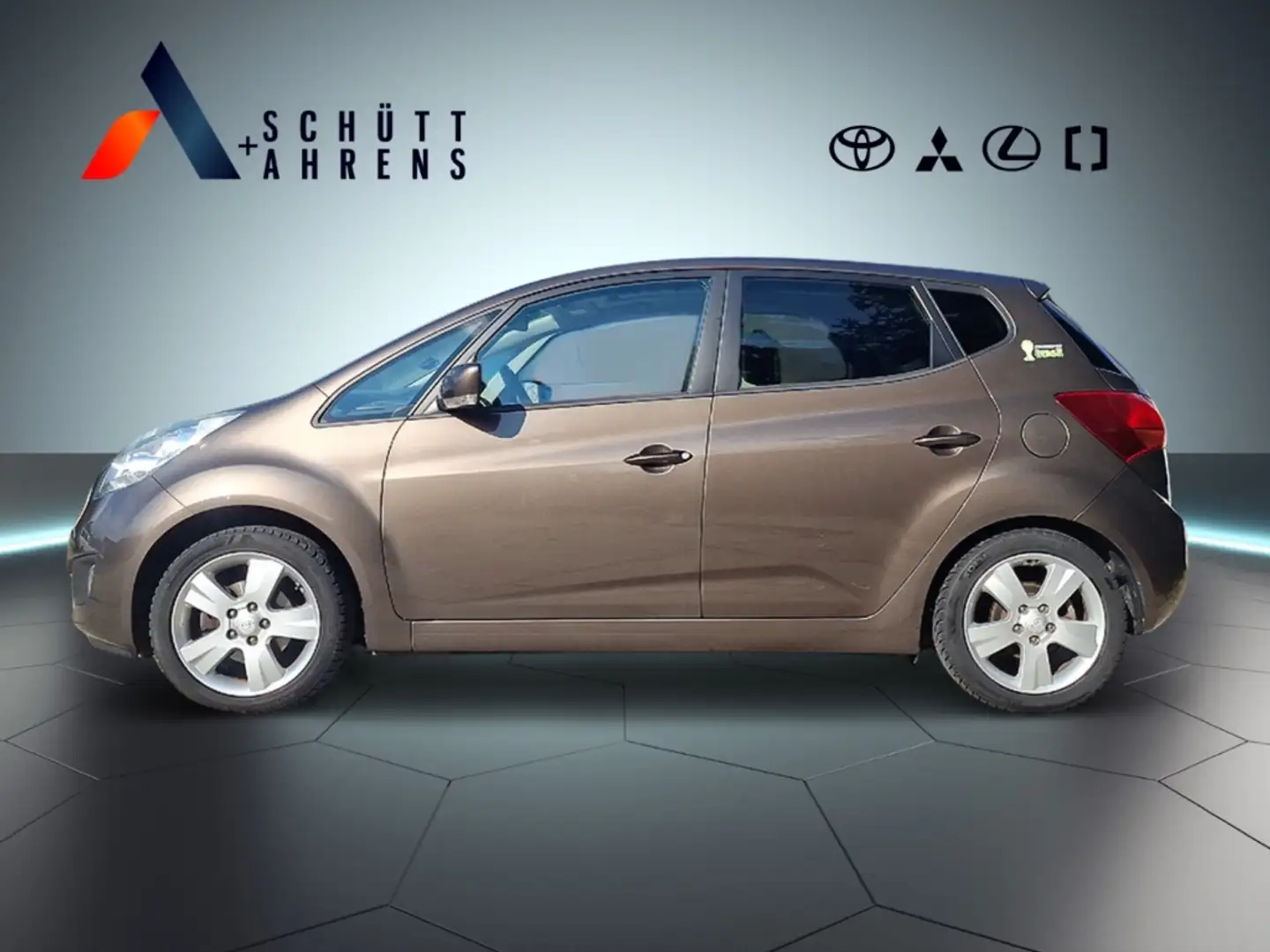 Kia Venga Spirit 1.6 CVVT Klima, LM, ISOFIX,Freisprecheinric Brun - 2