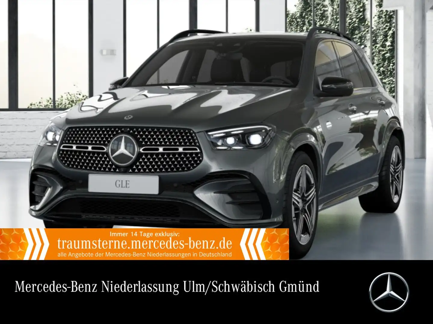 Mercedes-Benz GLE 450 d 4M AMG+NIGHT+PANO+360+AHK+MULTIBEAM+SPUR Grau - 1