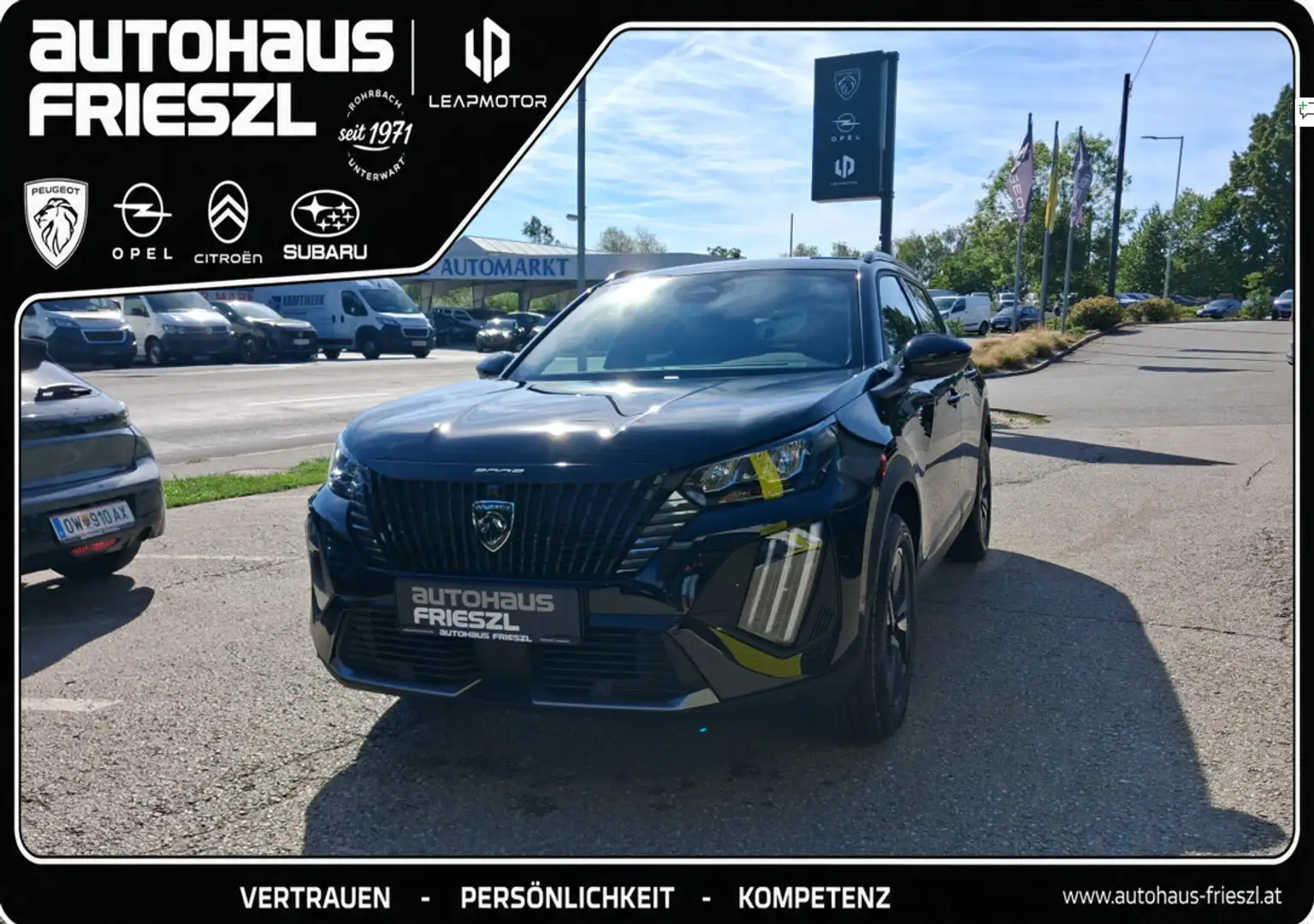 Peugeot 2008 PureTech 110 S&S Allure 6-Gang-Manuell Schwarz - 1