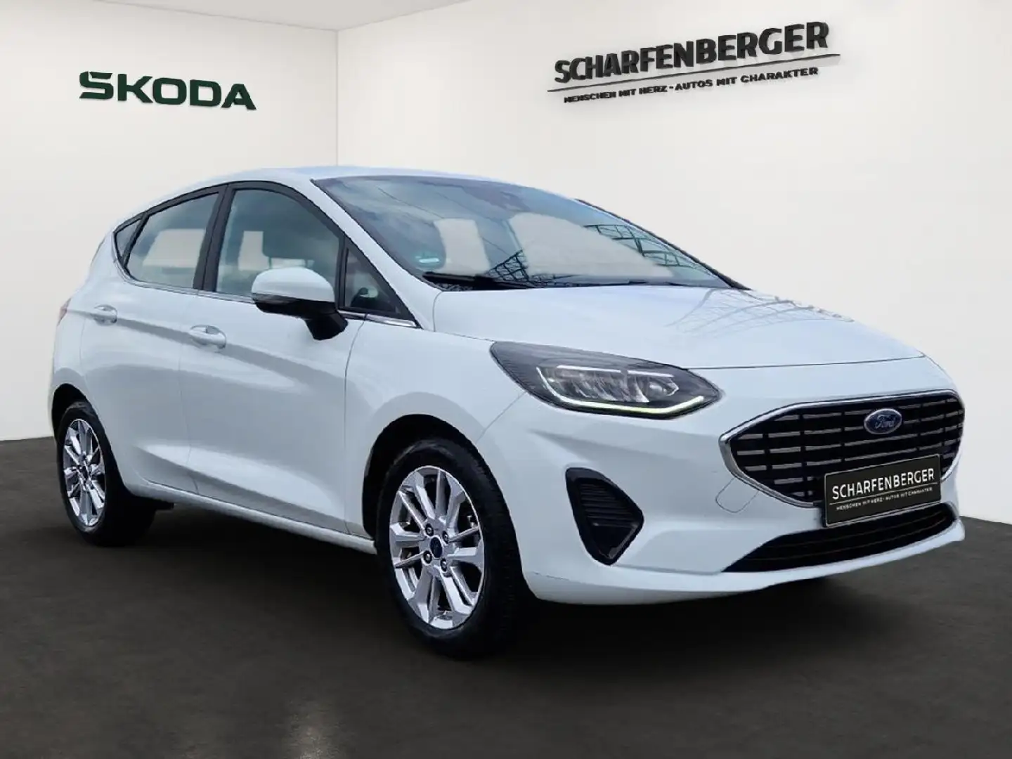 Ford Fiesta Titanium *Navi, LED, LHZ, beh.WSS* Blanc - 2