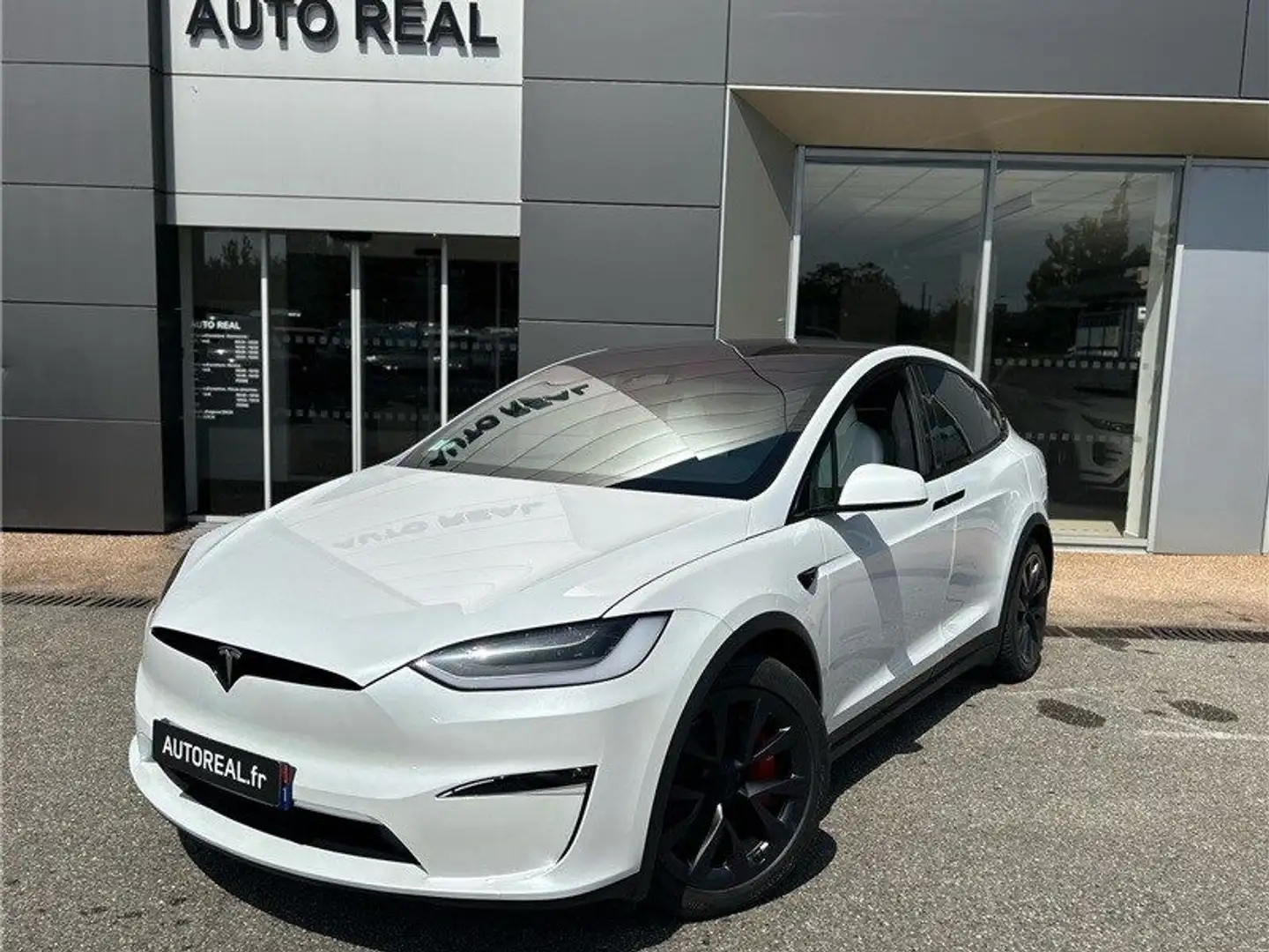 Tesla Model X 100 kWh Tri-Motor Plaid Blanc - 1