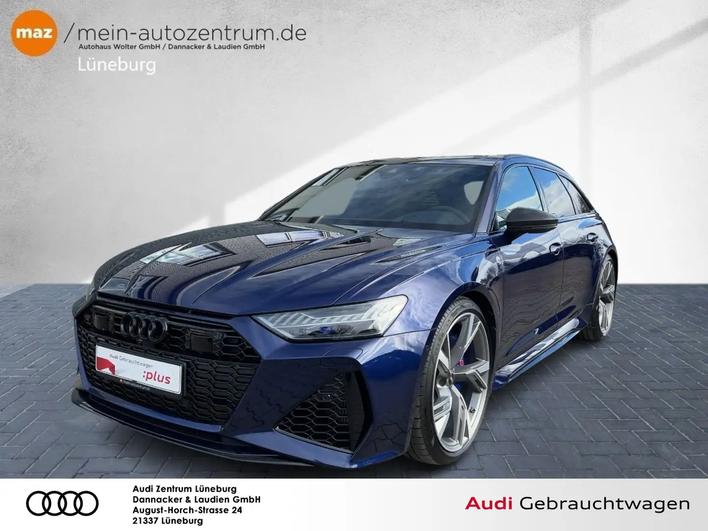 Audi RS6 RSAvant 4.0 TFSI quattro Alu HDMatrix-LED AHK Pa Azul - 1