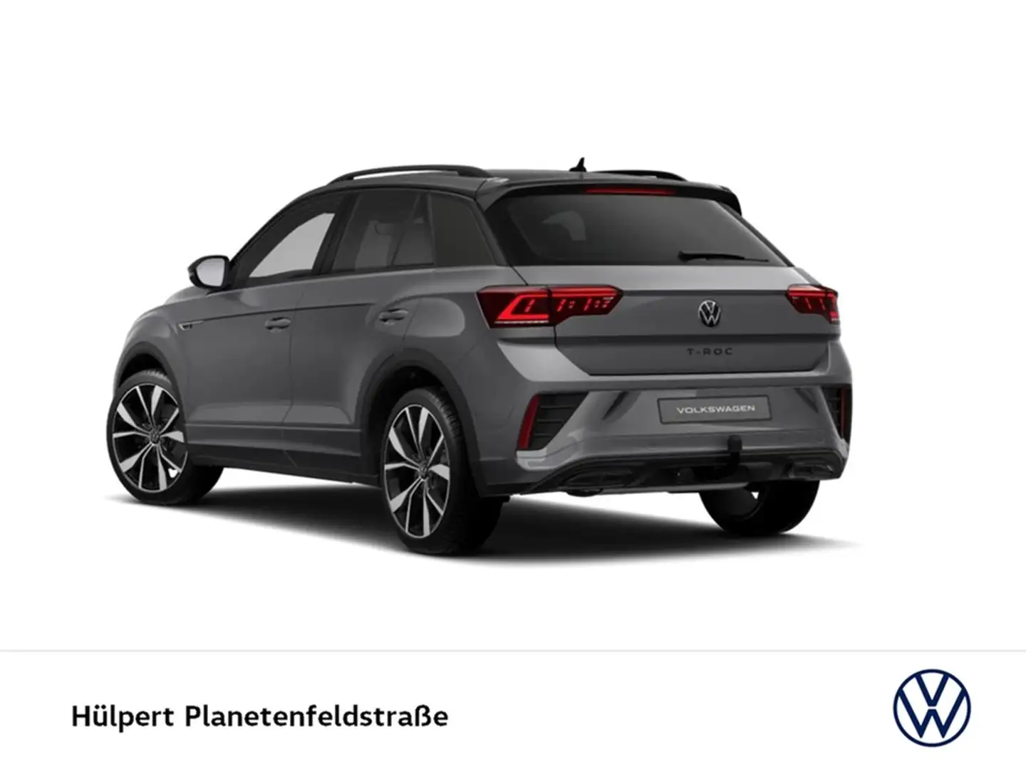 Volkswagen T-Roc 2.0 R-LINE DSG CAM BLACKSTYLE eKLAPPE AHK Grau - 2