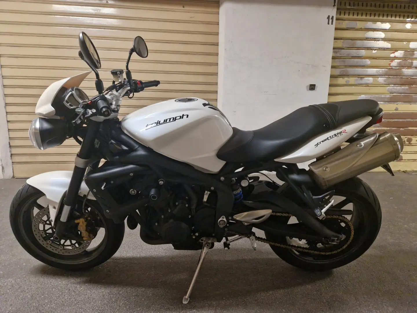 Triumph Street Triple 675 r Blanc - 1
