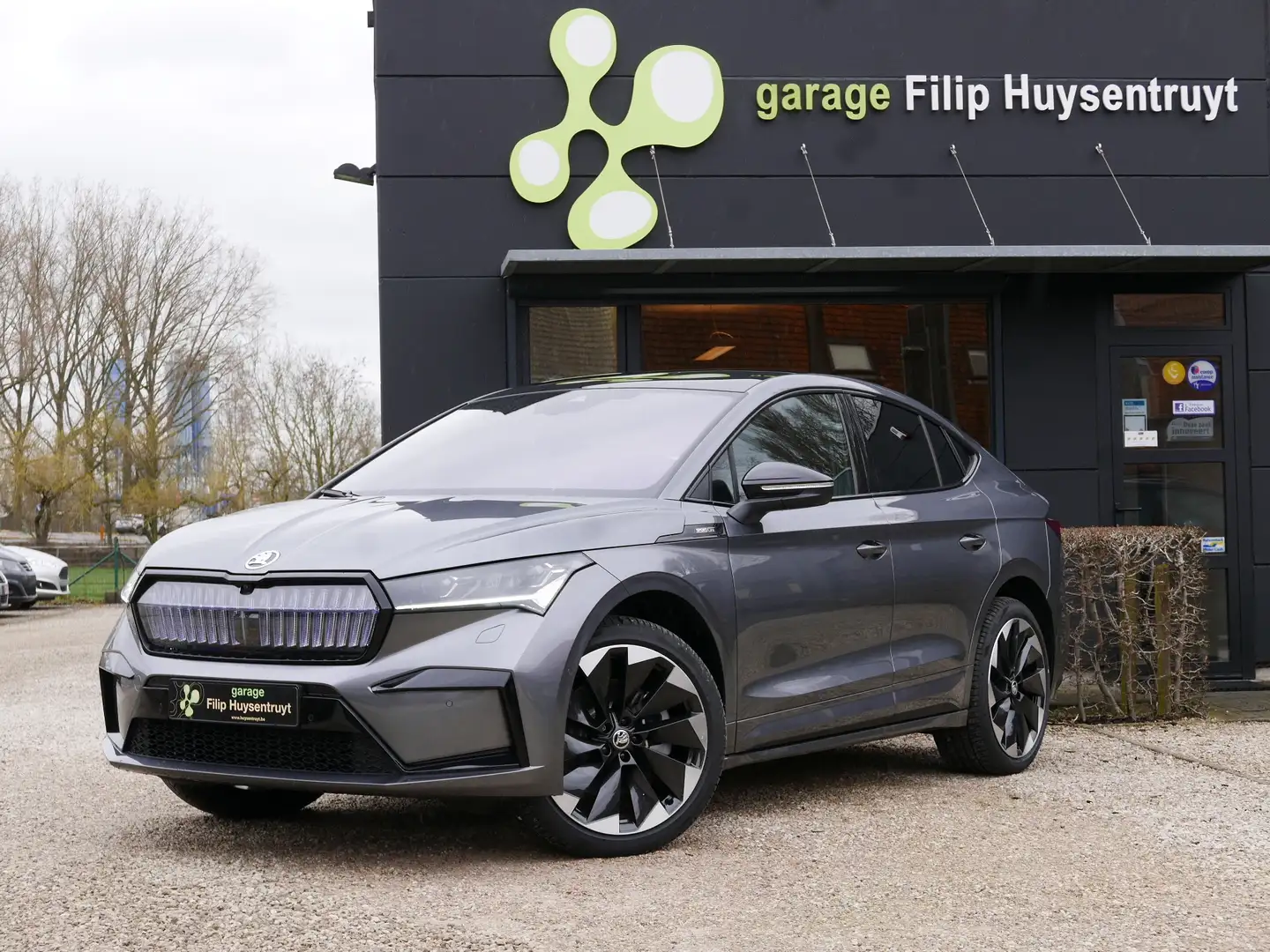 Skoda Enyaq 80 Coupé Sportline +Full Led -Pano -HUD -360 Grey - 1