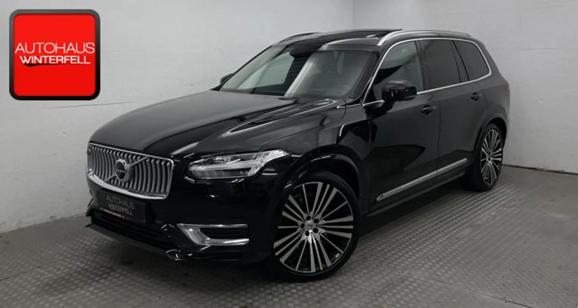 Volvo XC90 T8 INSCRIPTION RECHARGE AWD 7SITZ+PANO+AHK+ crna - 1