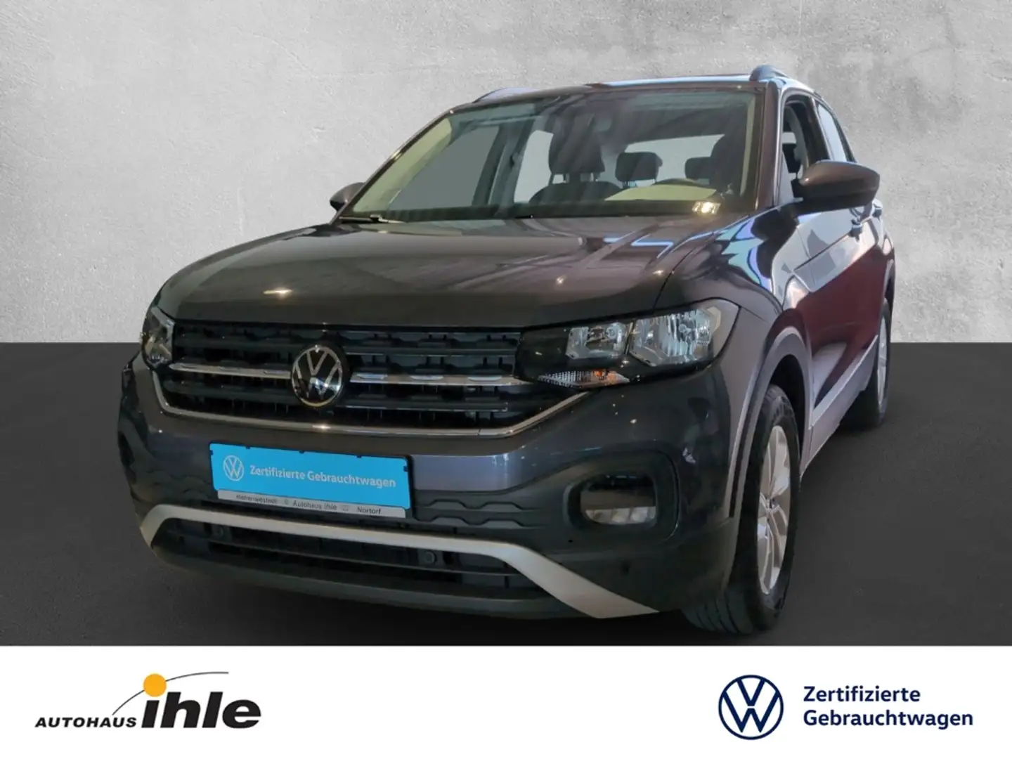 Volkswagen T-Cross 1,0 TSI Life Gar.2029 ACC+SITZHZG+APPCONNECT Gris - 1