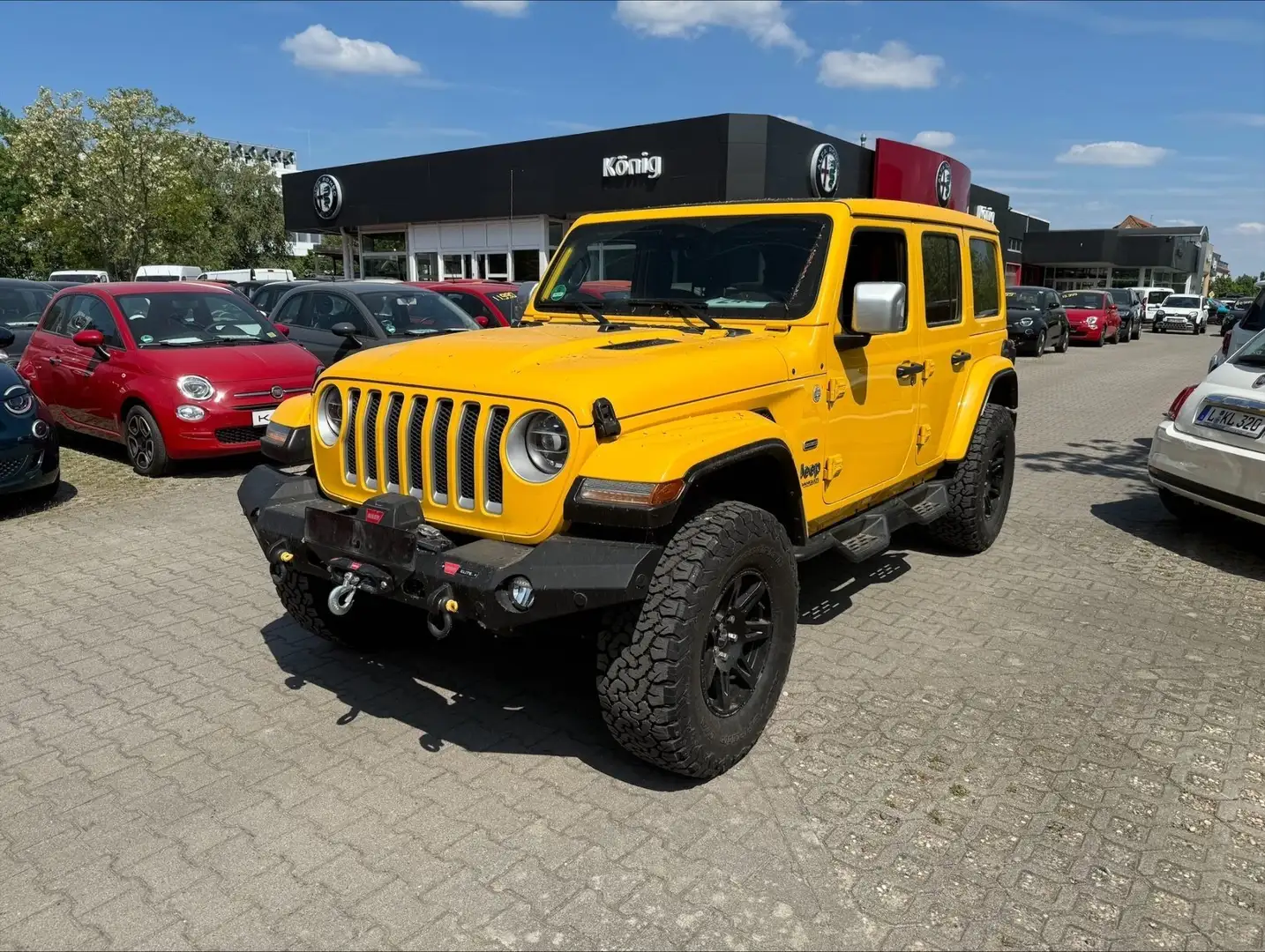 Jeep Wrangler Unlimited JL MY19 Sahara 2.2l CRDi Geel - 1