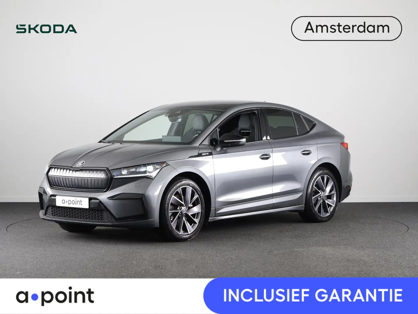 Skoda Enyaq Coupe Sportline 180 pk | Navigatie | Panoramadak | Gris - 1
