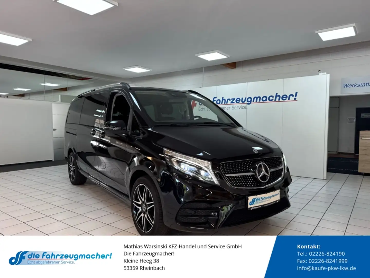 Mercedes-Benz V 300 -Klasse  EDITION 2020 4MATIC lang AMG AHK-abnehmba Nero - 1