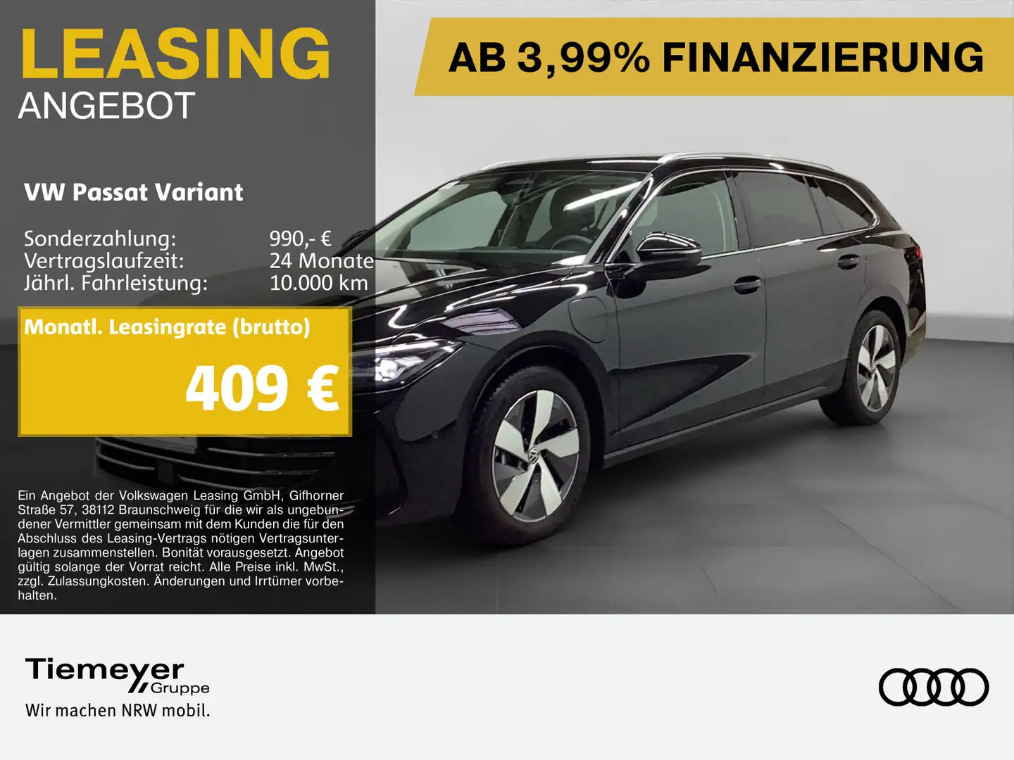 Volkswagen Passat Variant eHybrid BUSINESS HuD AHK LM17 beh Schwarz - 1