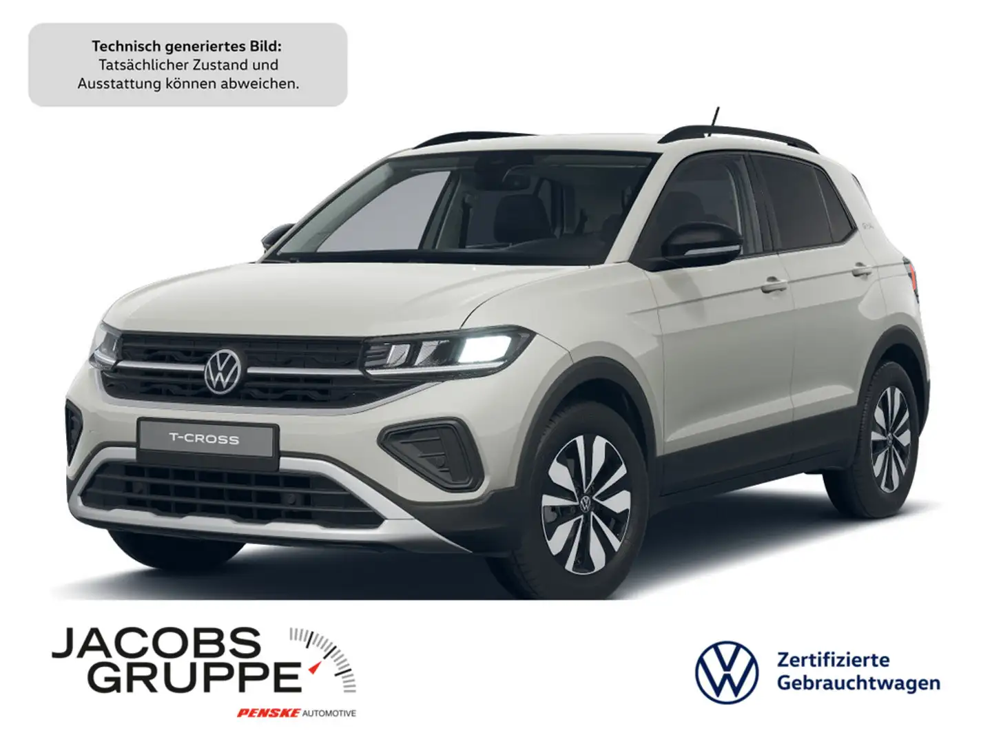 Volkswagen T-Cross 1.0 TSI CAM*LED*SHZ*APP*ACC Goal Grau - 1