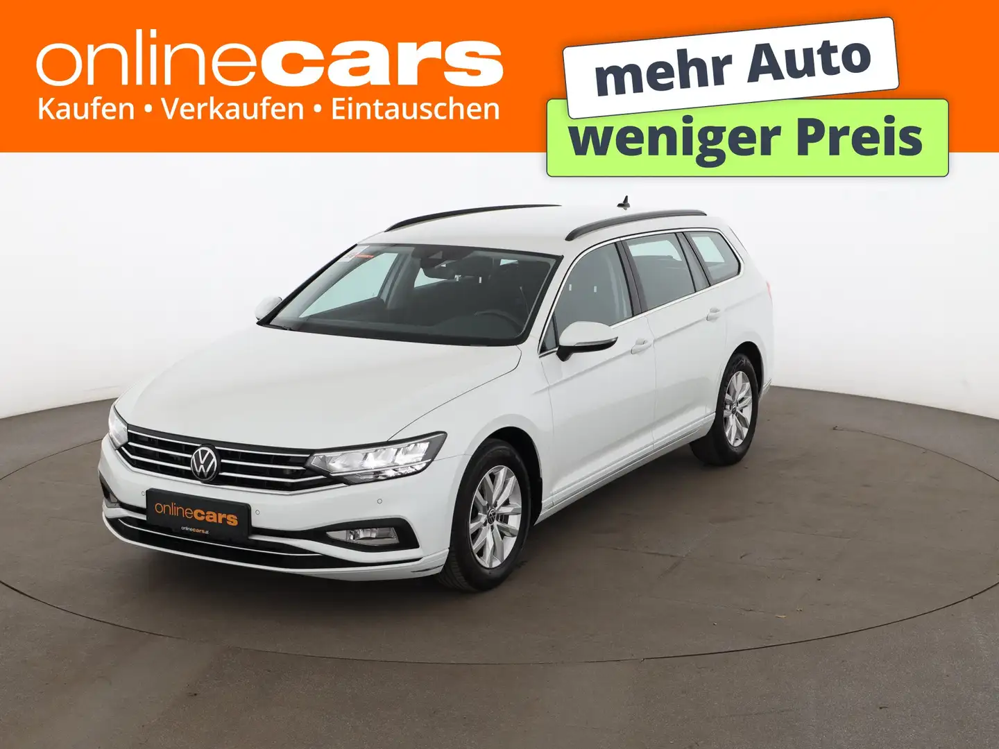 Volkswagen Passat Variant 2.0 TDI Business Aut LED RADAR NAV Weiß - 1