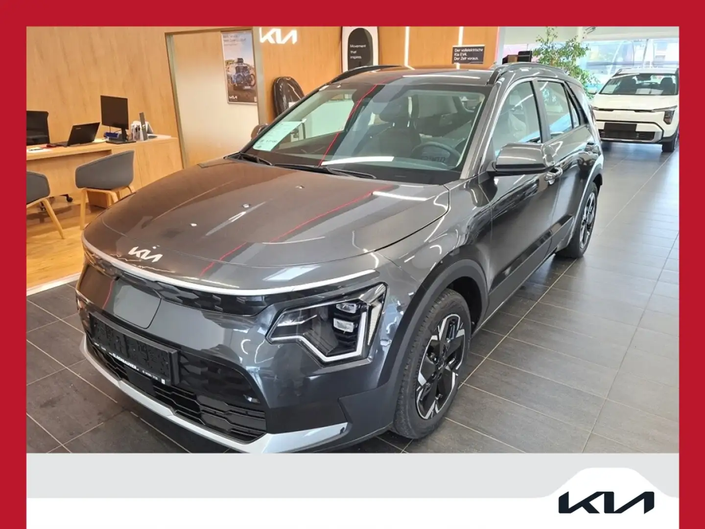 Kia e-Niro Niro EV Long Range 64kWh Silber Aut. Schwarz - 1