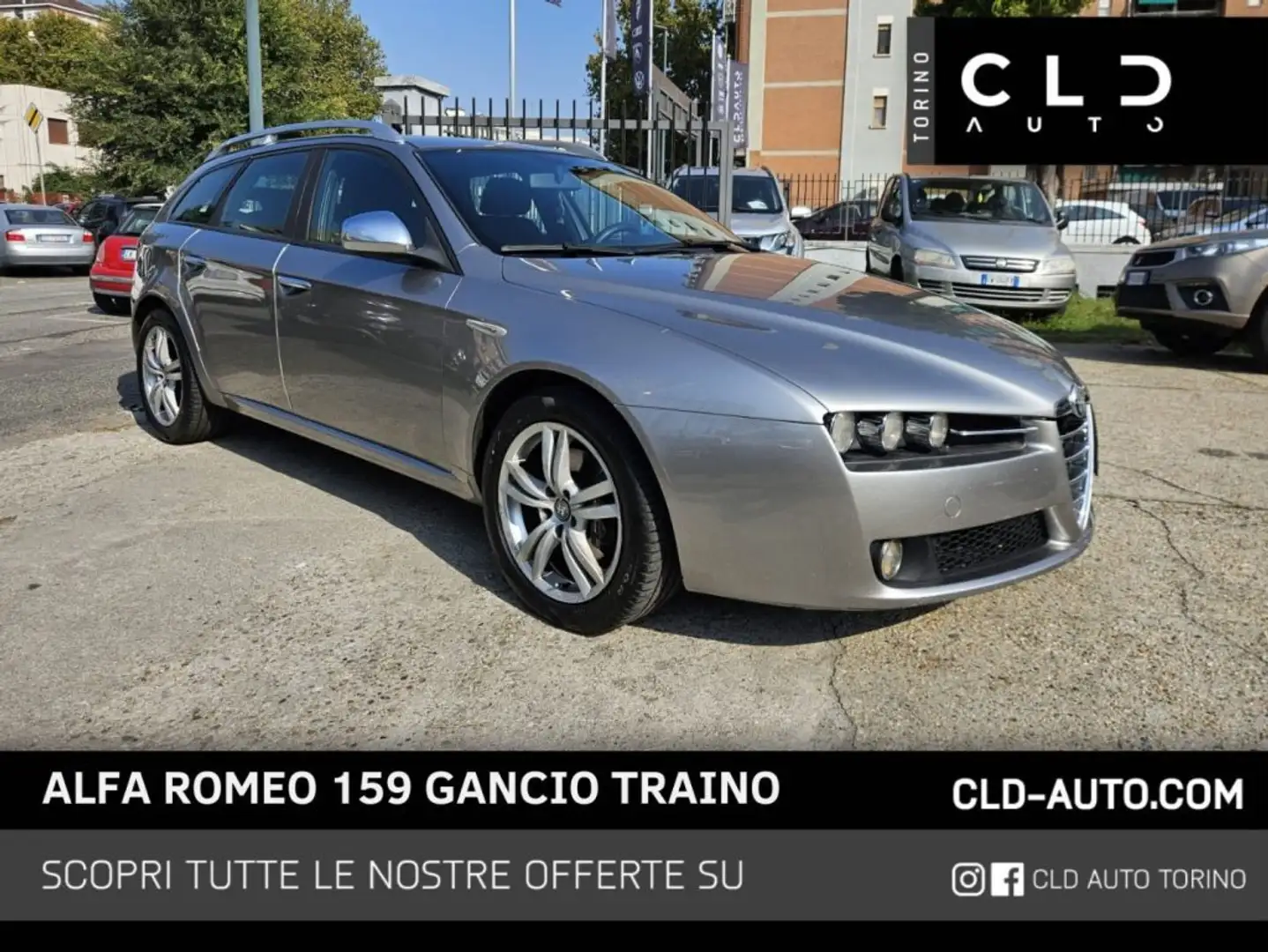 Alfa Romeo 159 2.0 JTDm 136 CV Sportwagon GANCIO TRAINO Grau - 1