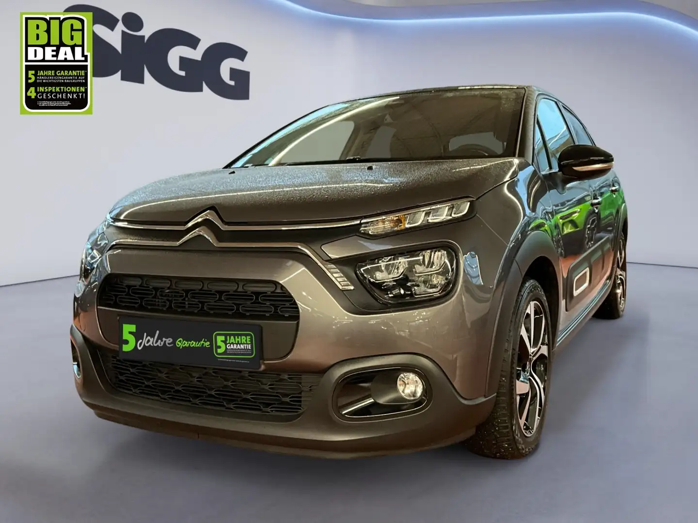 Citroen C3 1.2 Benzin Shine Automatik Navi Rückfahkamera Grau - 2