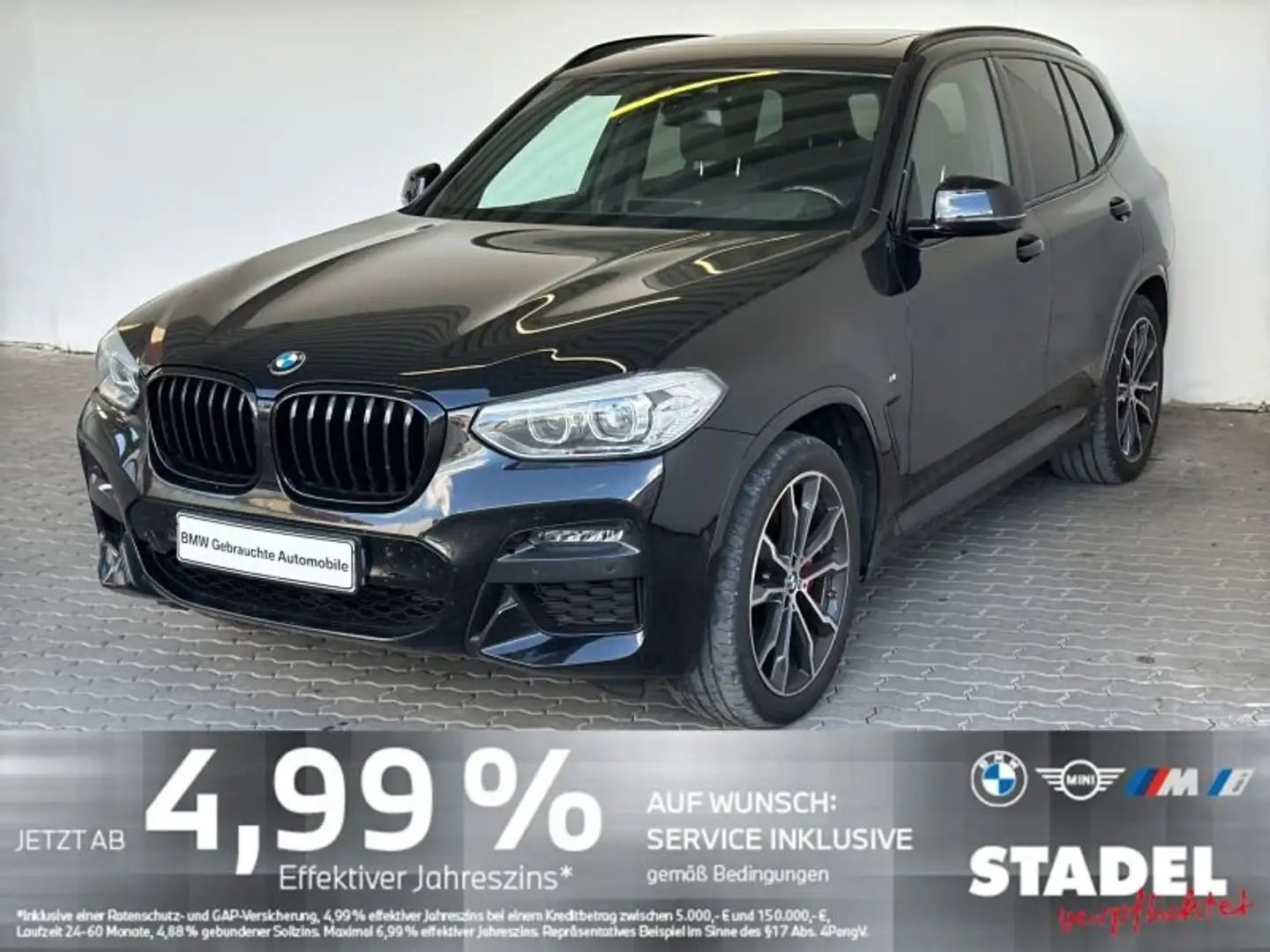 BMW X3 xDrive20i M Sport Navi.LED.HiFimRFK.Pano.DAB Schwarz - 1
