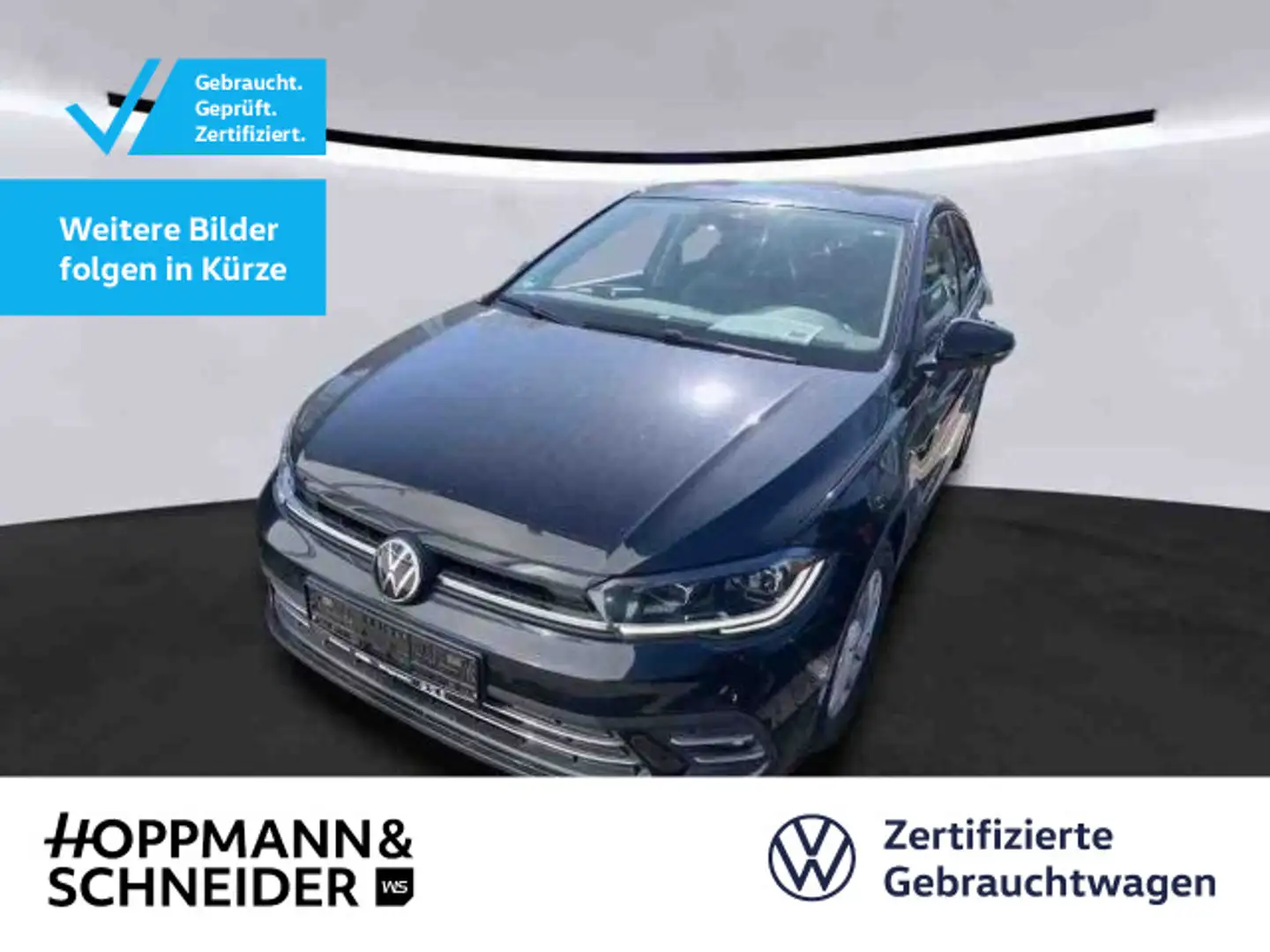 Volkswagen Polo 1.0 TSI Style-RFK-APP-STHZ-KLIMA-LED Noir - 1
