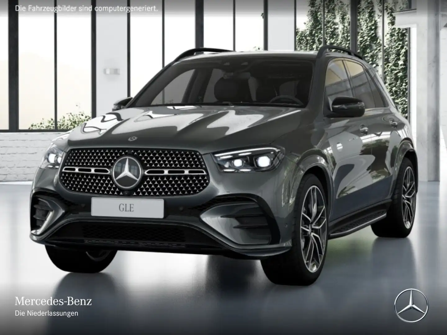 Mercedes-Benz GLE 450 d 4M AMG+NIGHT+PANO+360+AHK+MULTIBEAM+22" Grau - 2