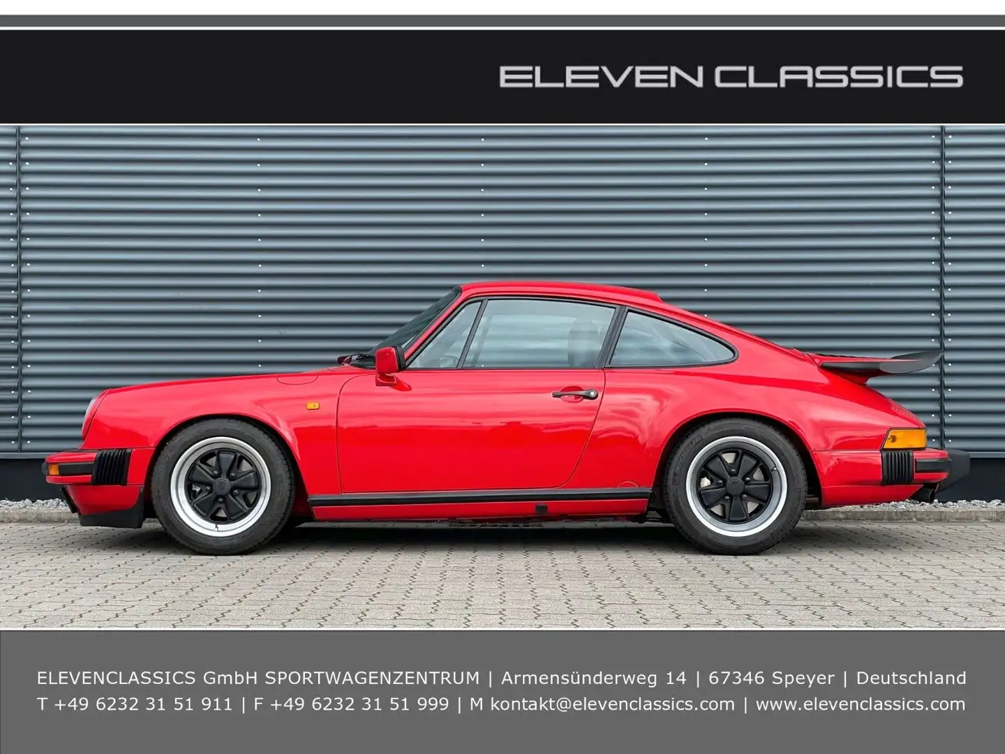 Porsche 911 3.2 Carrera M637 Clubsport *deutsches Fhzg* Rot - 1