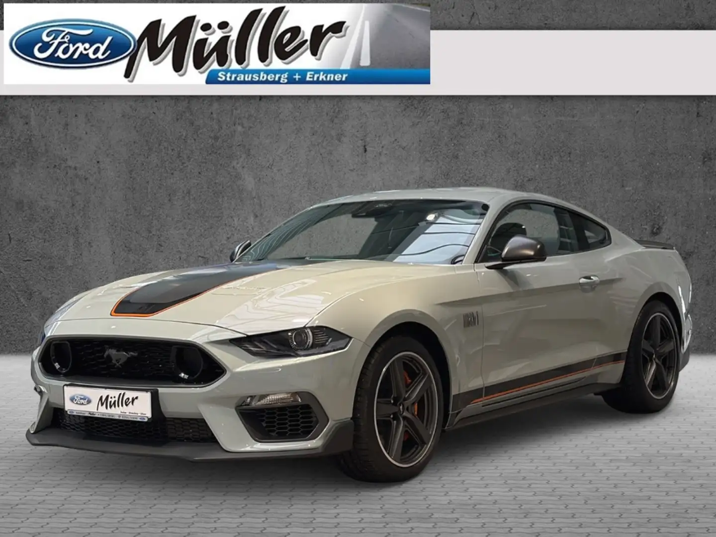 Ford Mustang 5.0 V8 Mach 1 Fastback 13 km neuwertig Gris - 1