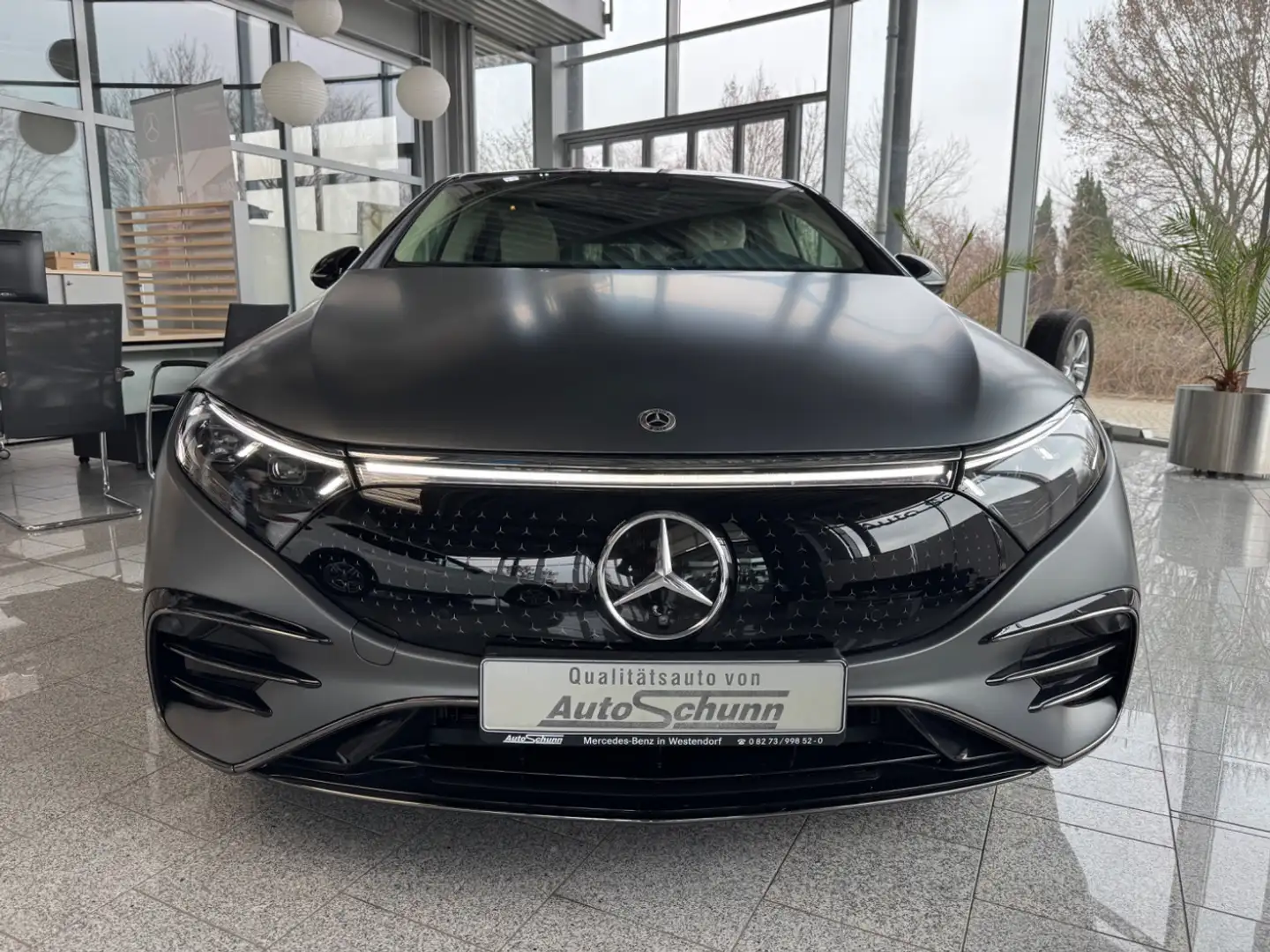 Mercedes-Benz EQS 580 4Matic Edition 1 AMG+Hyperscreen+360° Grau - 2