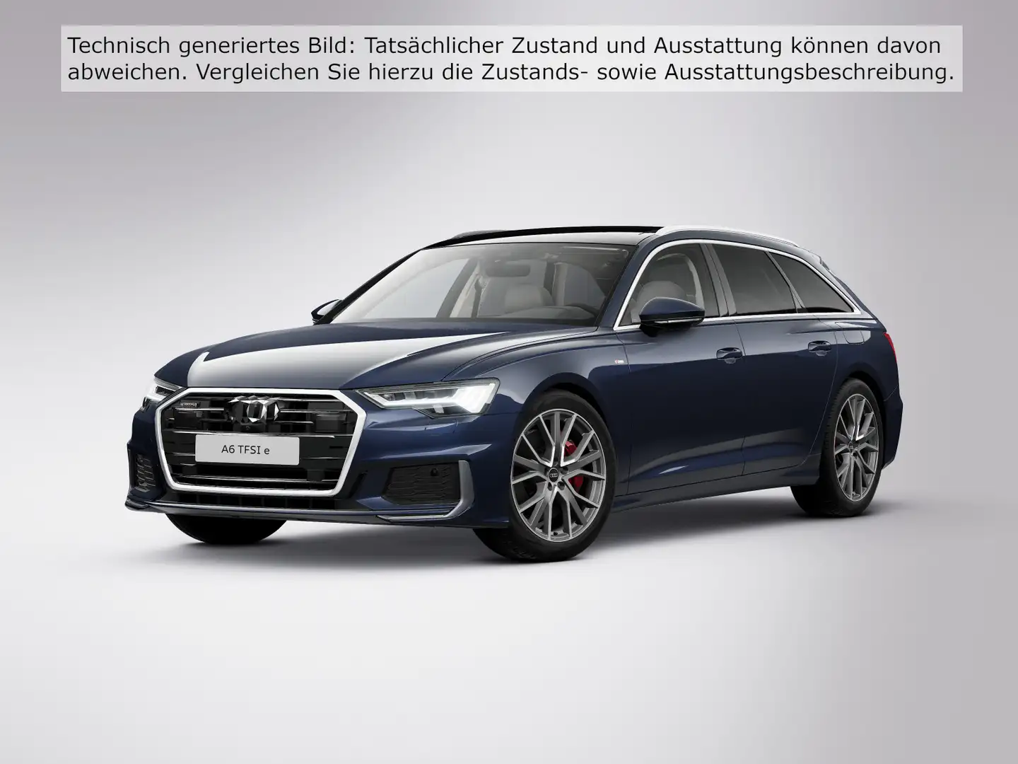 Audi A6 55 2.0 TFSI e quattro Avant sport PANO AHK 20 Blau - 2