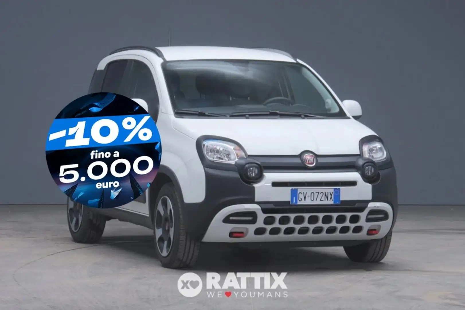 Fiat Panda 1.0 Firefly Hybrid 70CV Cross 5p.ti Weiß - 1