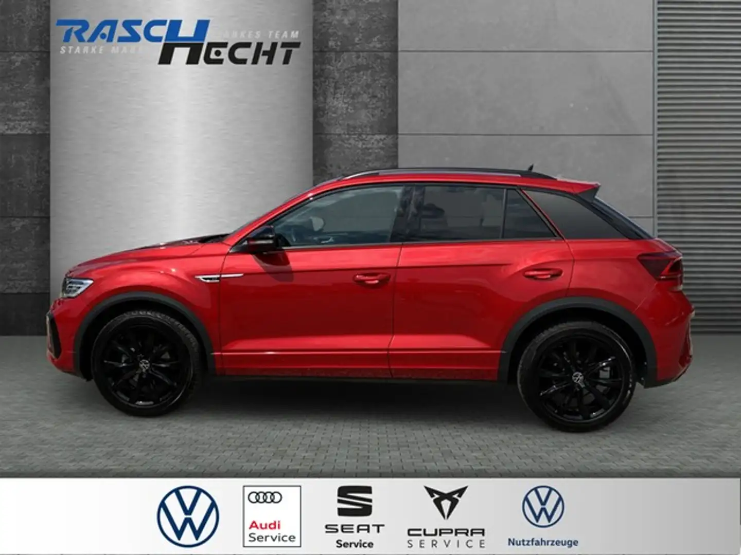 Volkswagen T-Roc R-Line 1.5 TSI DSG*LED*NAVI*SHZ* Rot - 2