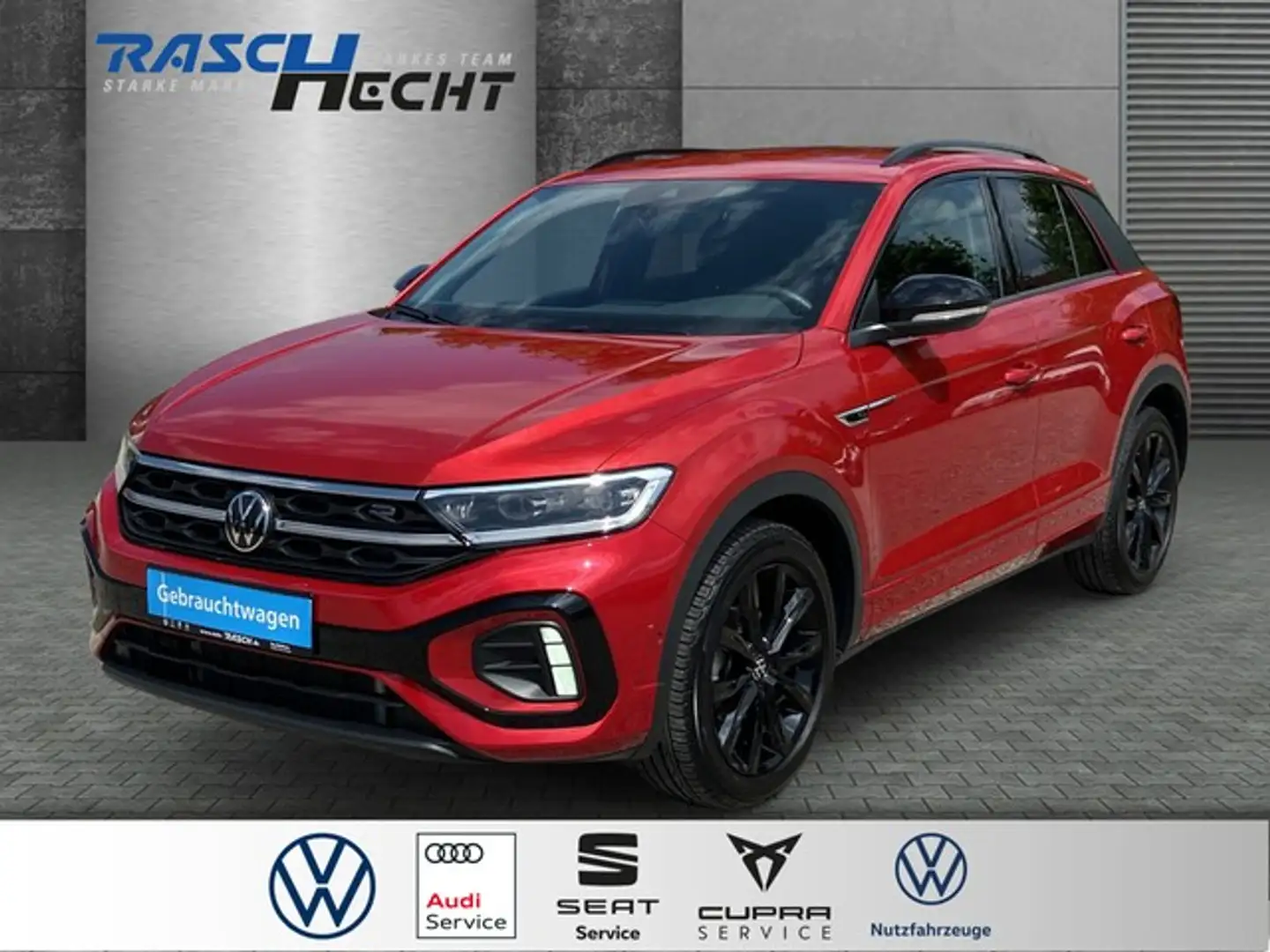 Volkswagen T-Roc R-Line 1.5 TSI DSG*LED*NAVI*SHZ* Rot - 1
