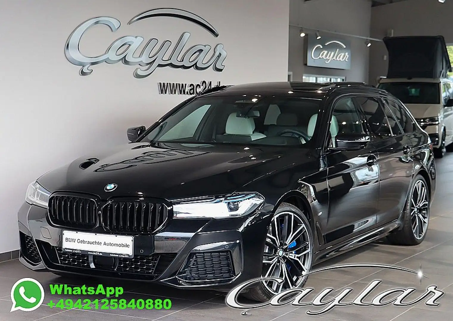 BMW 540 xd TOUR M SPORT NAPPA BELÜFTET LASER PANO 20" Noir - 1
