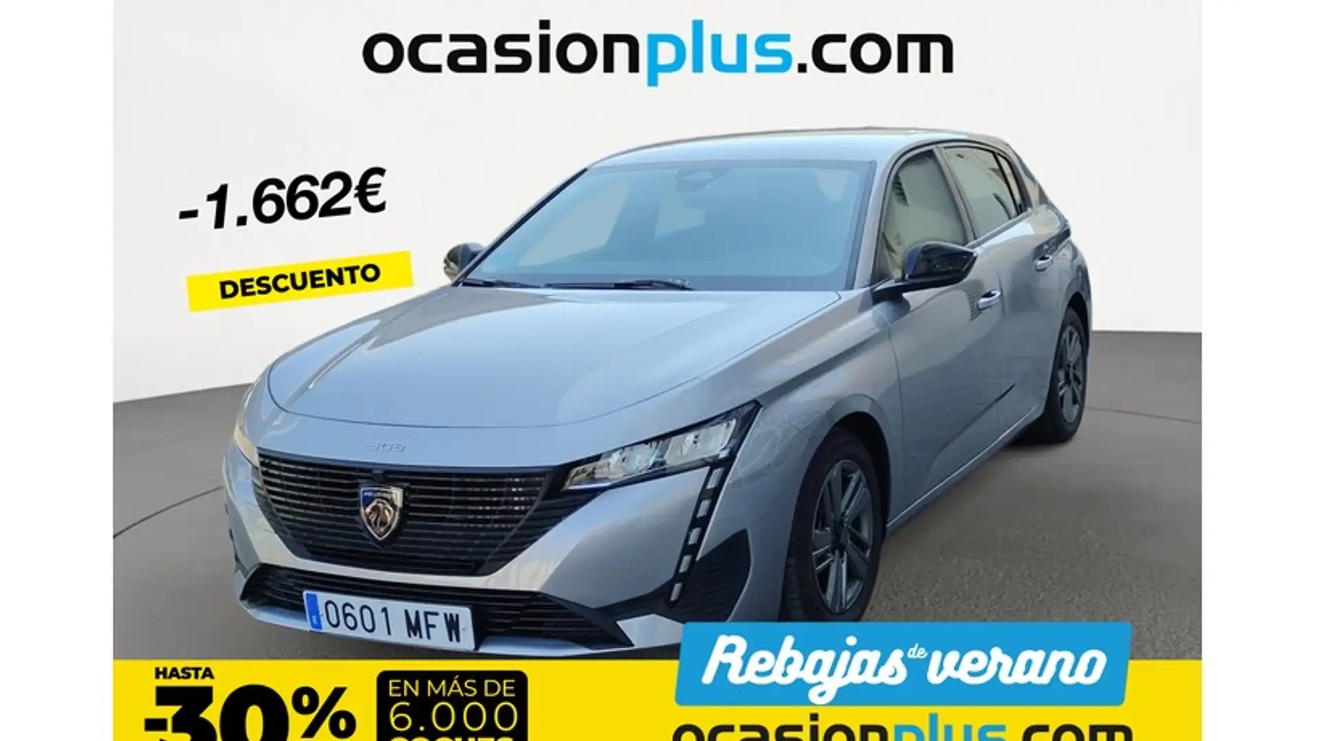 Peugeot 308 1.2 PureTech S&S Active Pack 130 Gris - 1