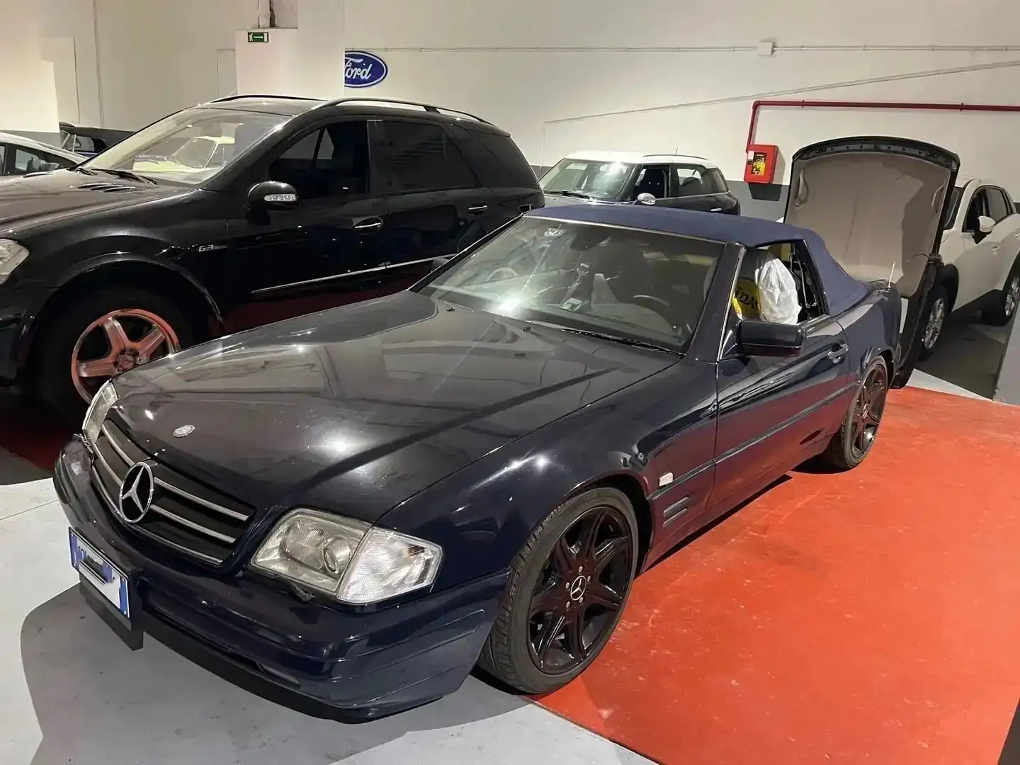Mercedes-Benz SL 320 HARDTOP originale - iva esposta fatturabile Modrá - 2