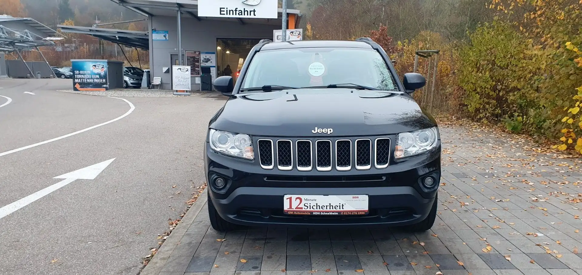 Jeep Compass Sport 4x2*TÜV-NEU*KLIMA*SHZ*TEMP* Schwarz - 2