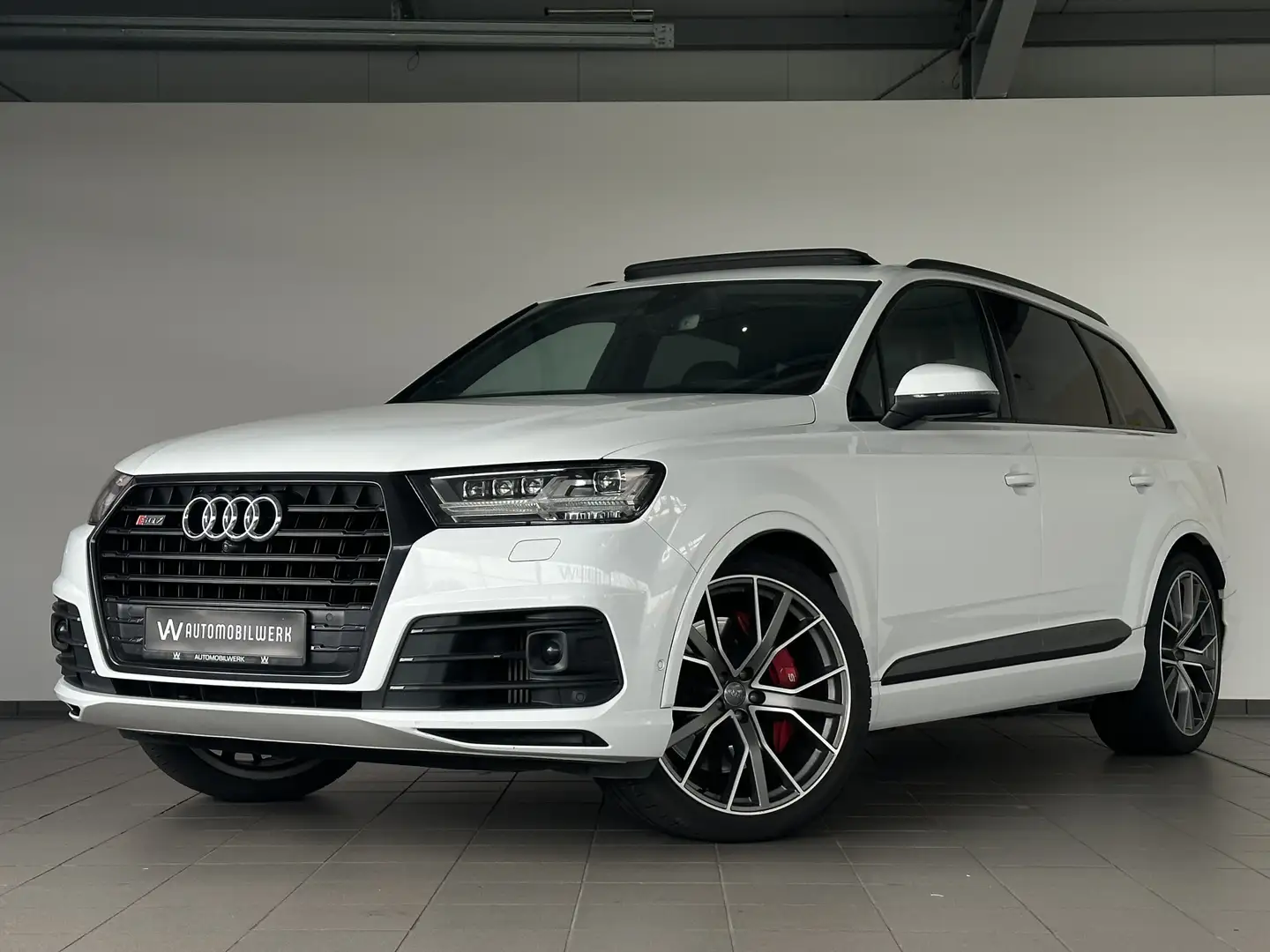 Audi SQ7 4.0 TDI |7-S |VOLL |SOFT |H-UP |B&O+ |PANO Blanc - 1