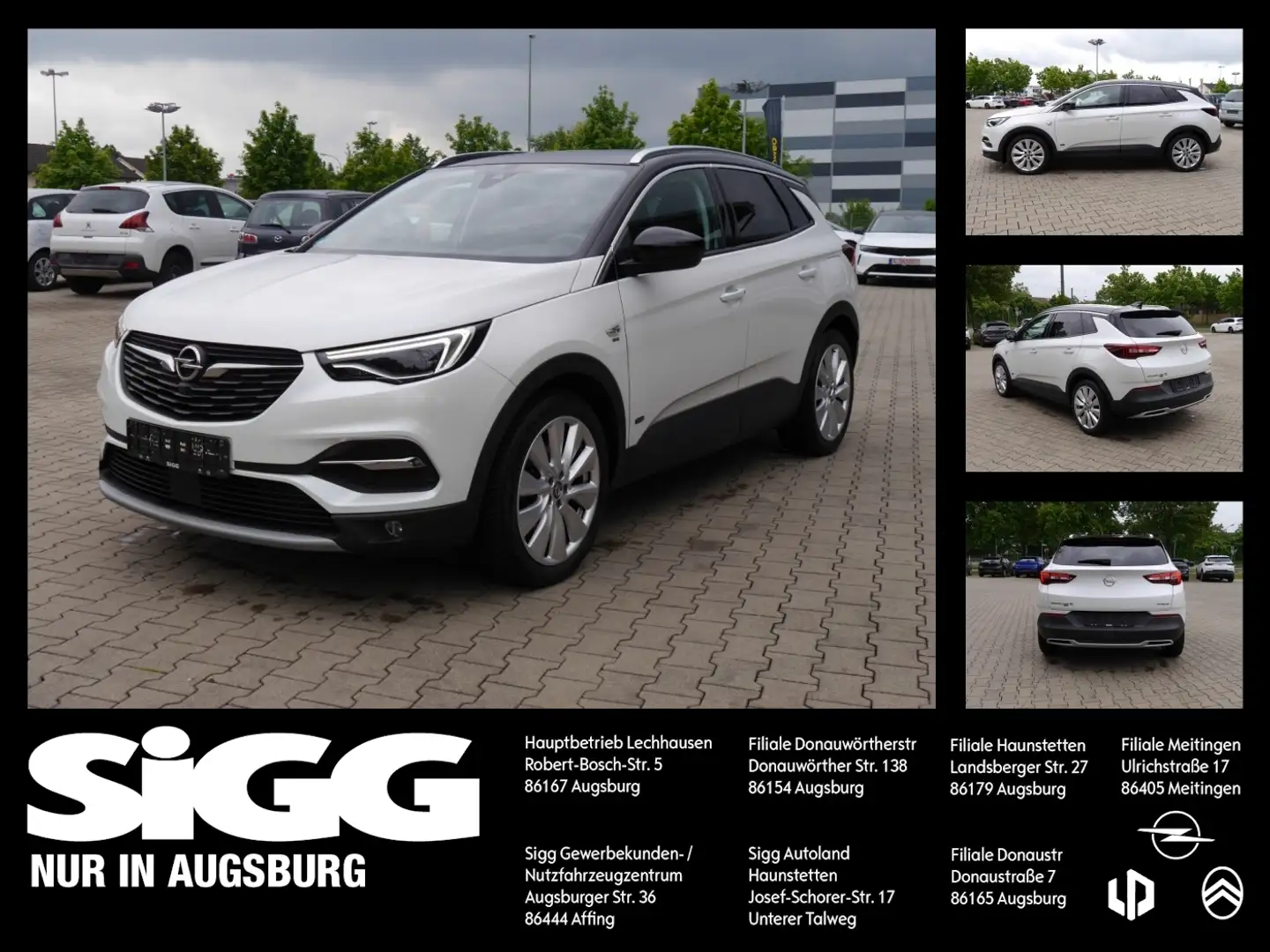 Opel Grandland X 1.6 T Hybrid Ultimate NAV Kamera Wit - 1