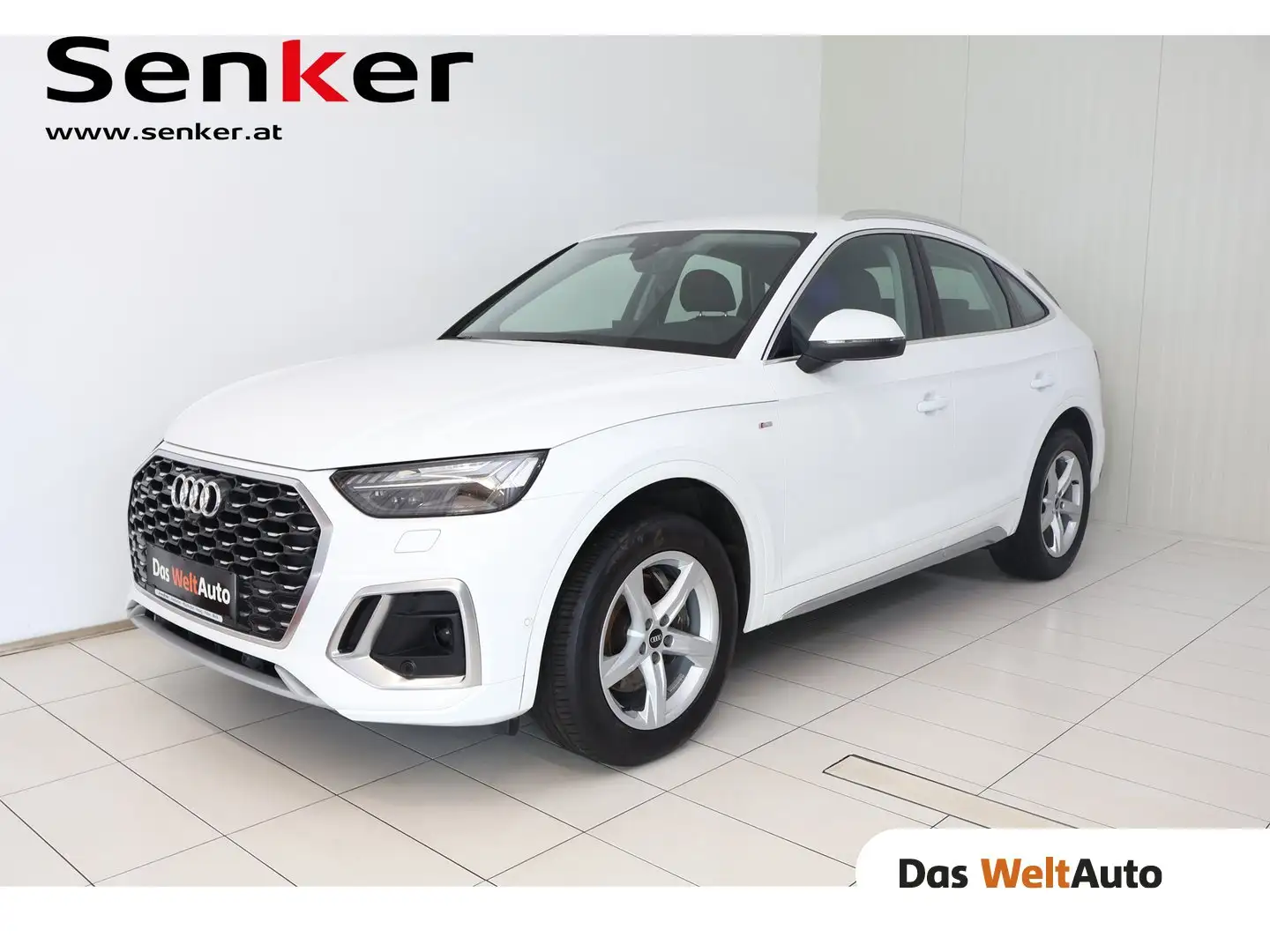 Audi Q5 40 TDI quattro S line Weiß - 1