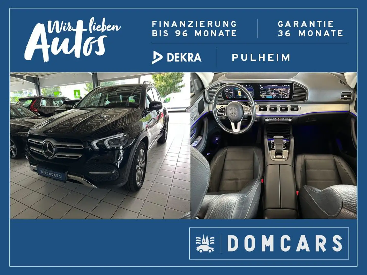 Mercedes-Benz GLE 350 d 4Matic/7 SITZER/GARANTIE/AIRMATIC/ Noir - 1