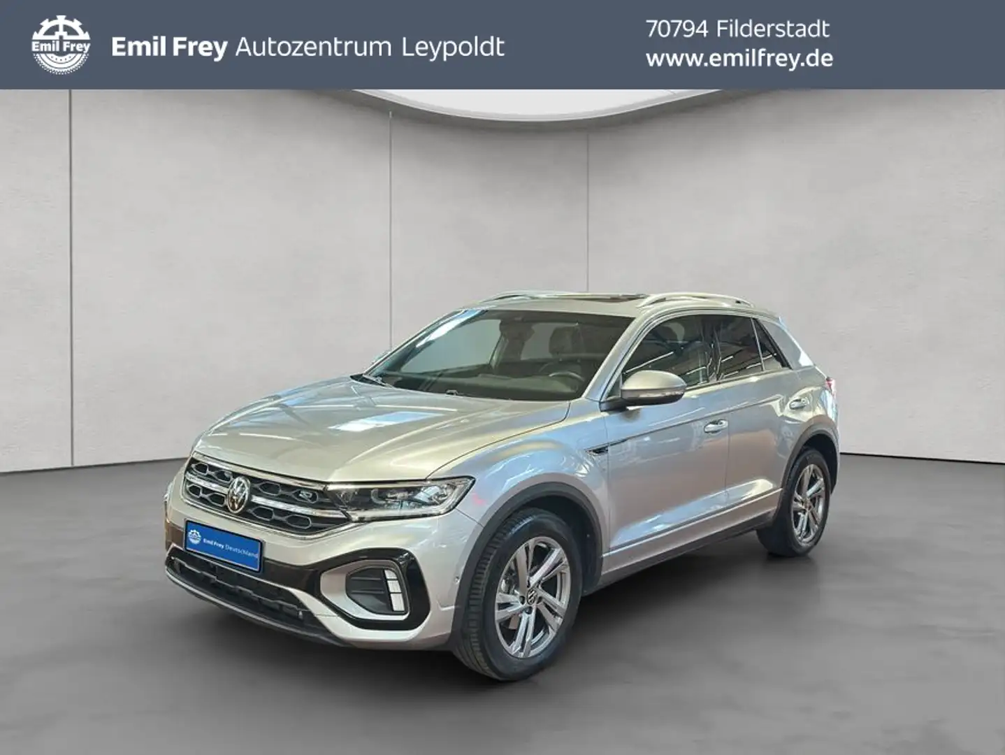 Volkswagen T-Roc 1.5 TSI OPF DSG R-Line Silber - 1